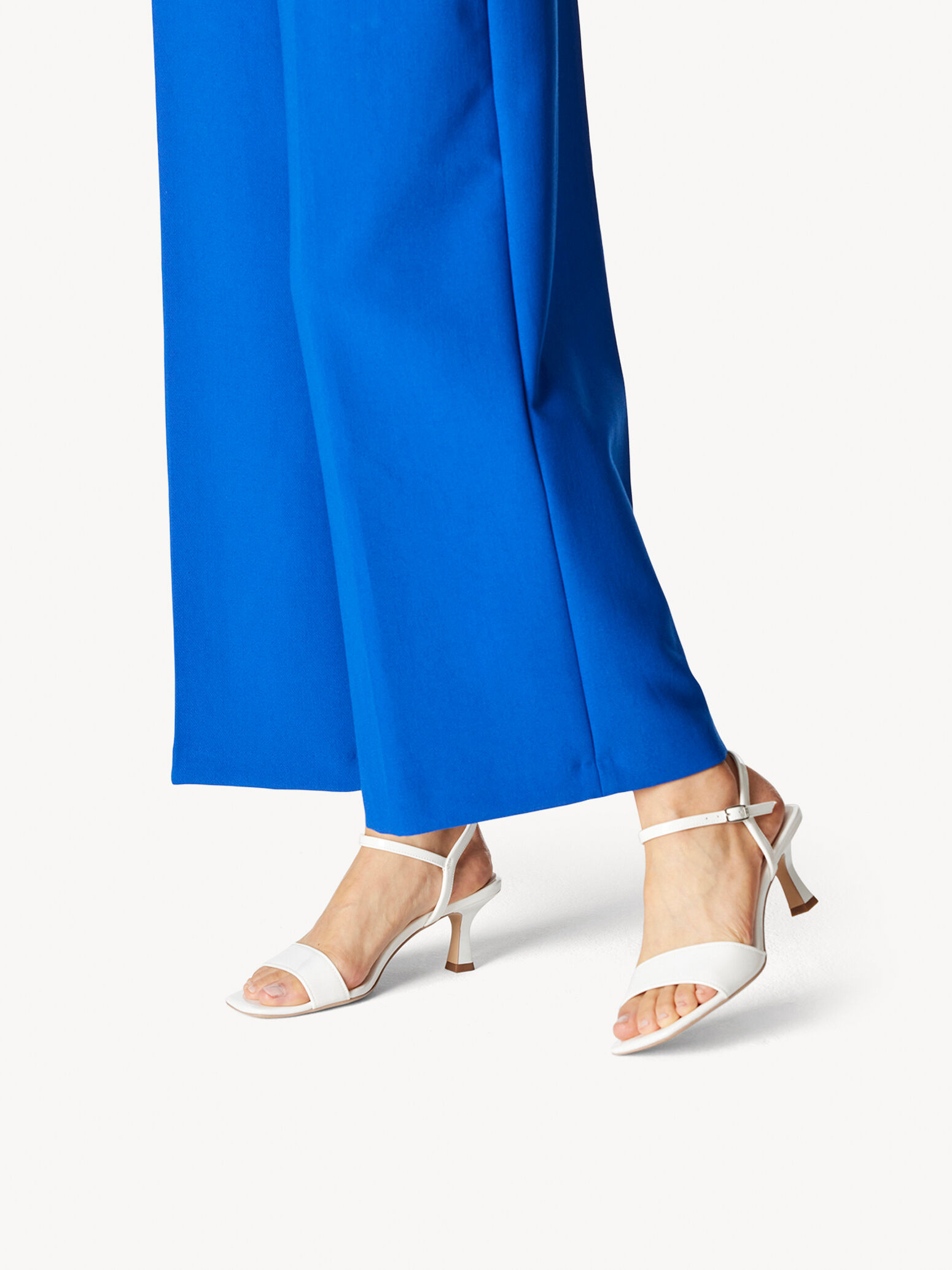 Heeled Sandal - White