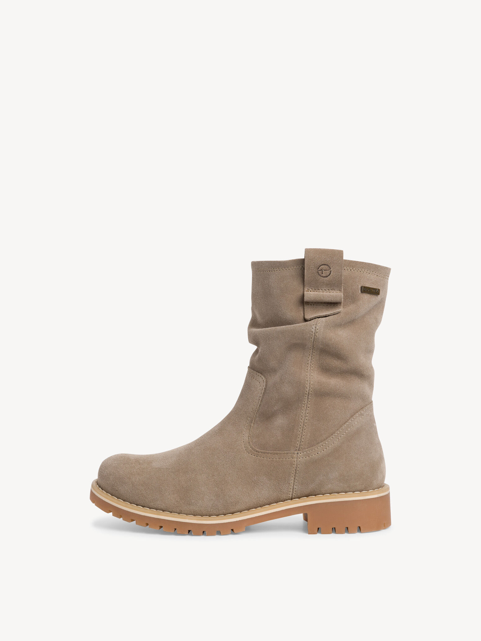 Leather Bootie - Beige Warm Lining