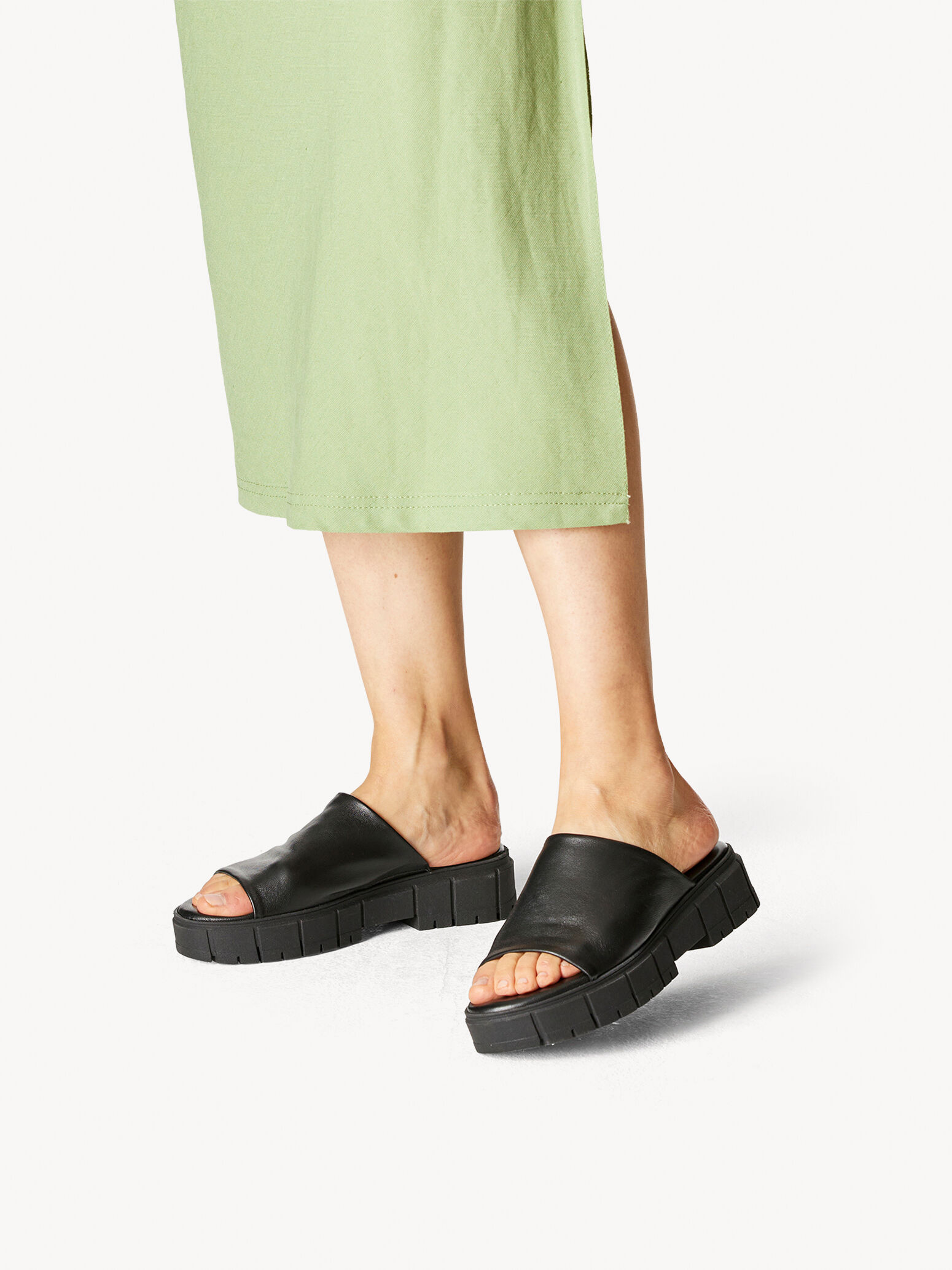 Leather Mule - Black