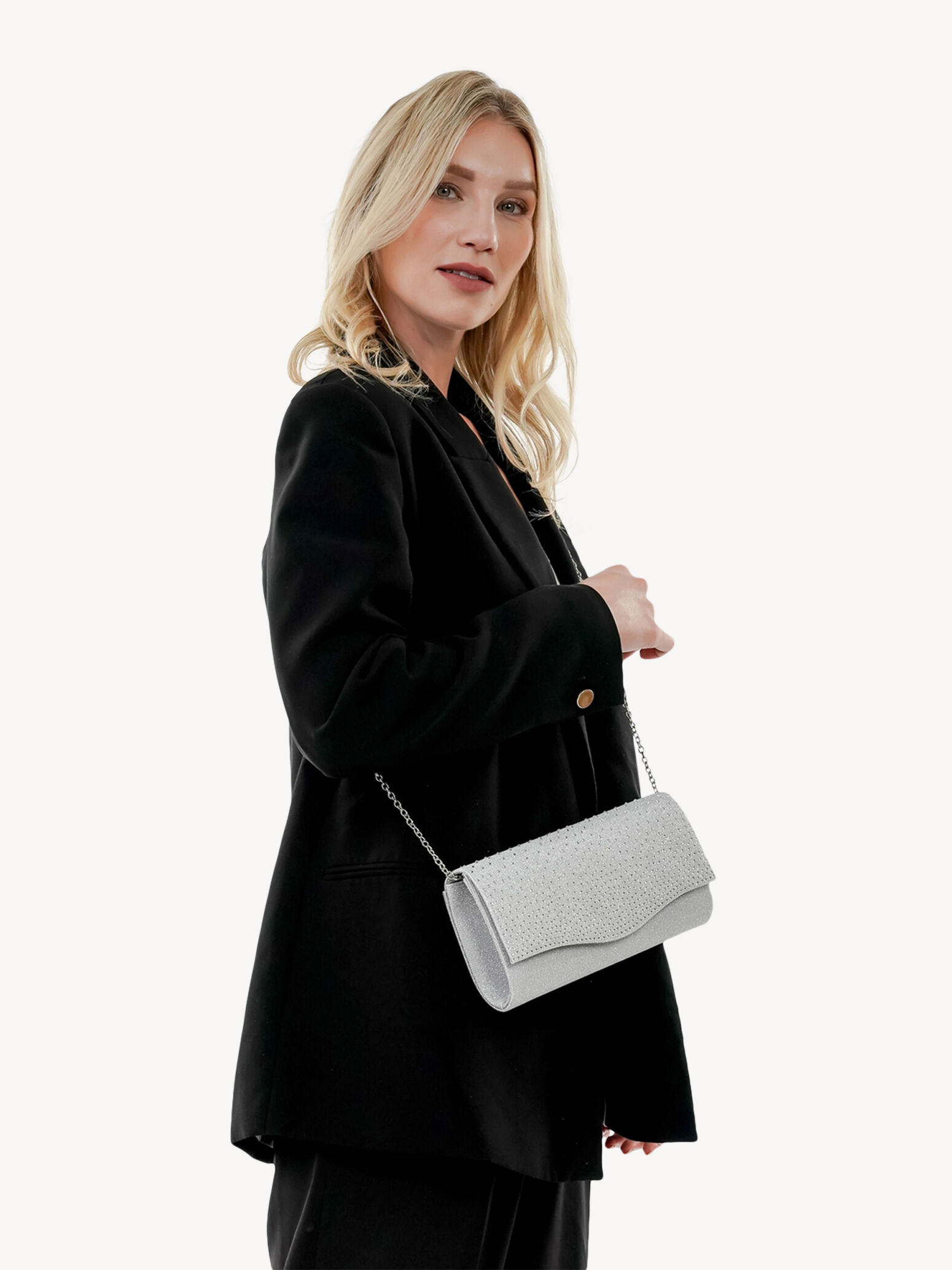 Clutch Bag - Silver