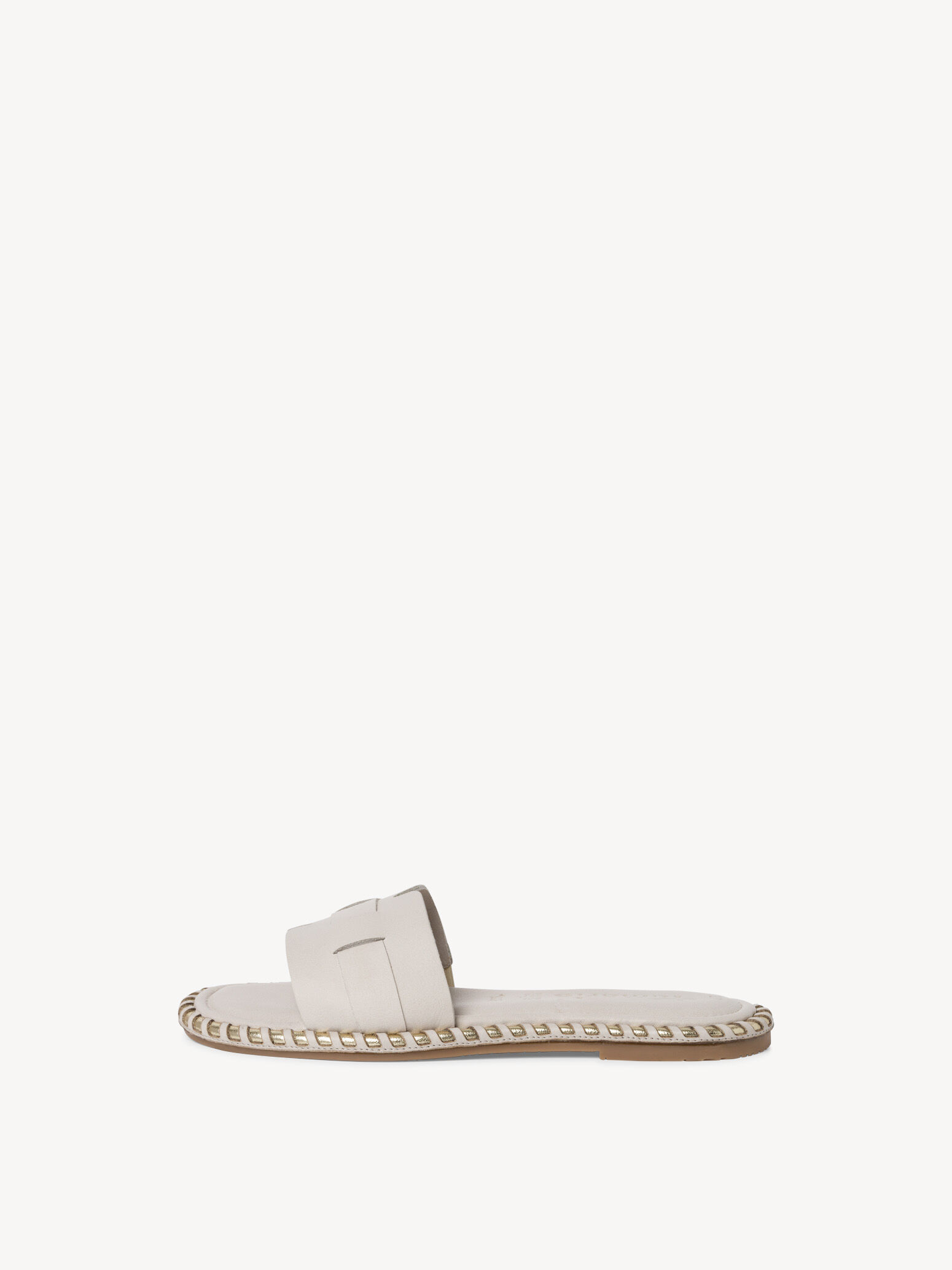 Leather Mule - Beige