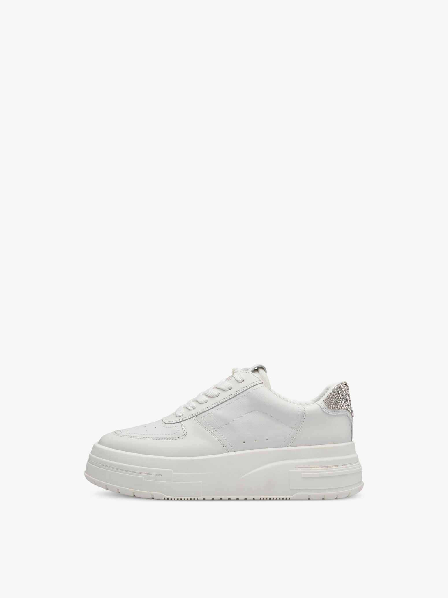 Leather Sneaker - White