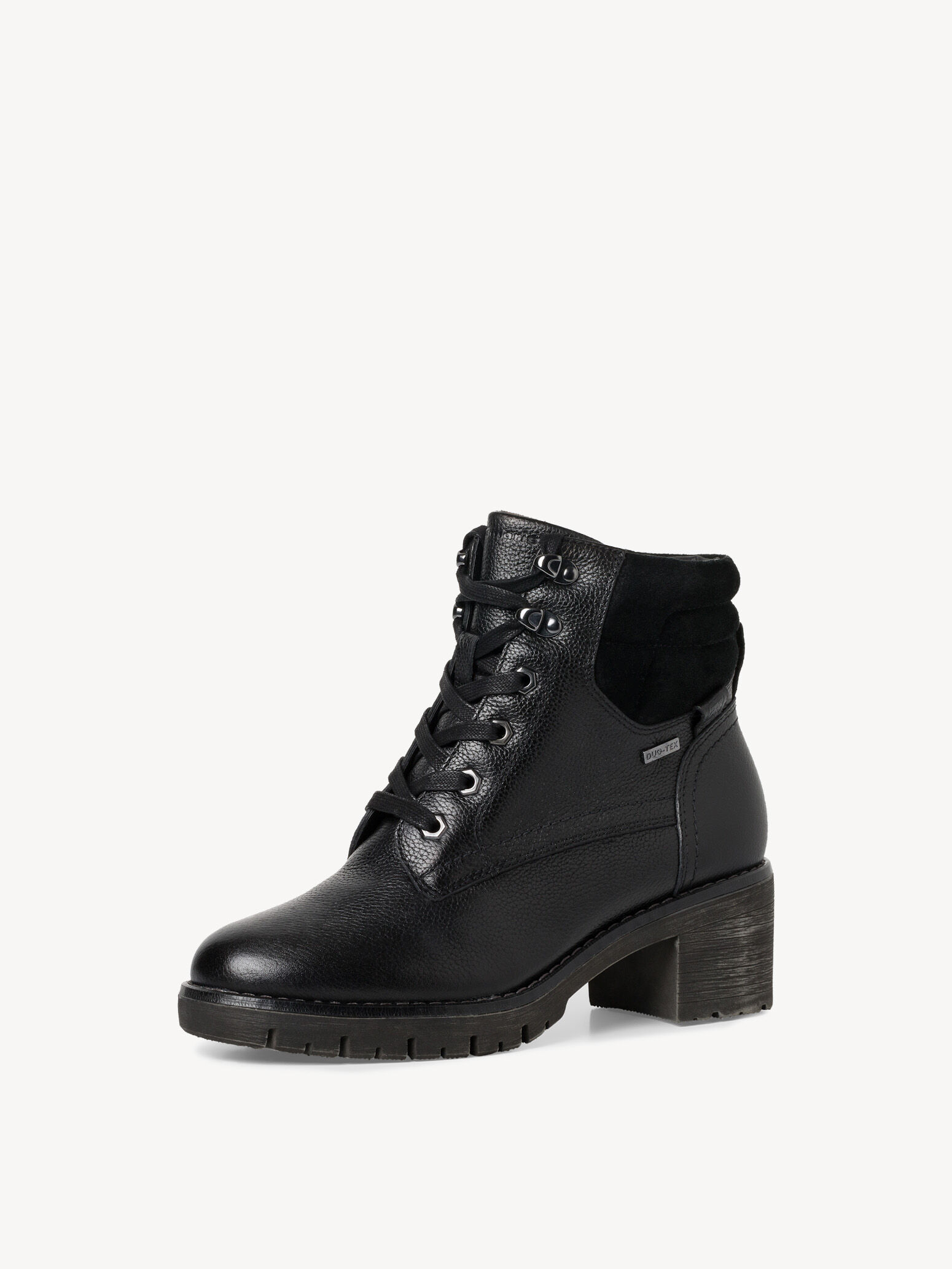 Leather Bootie - Black