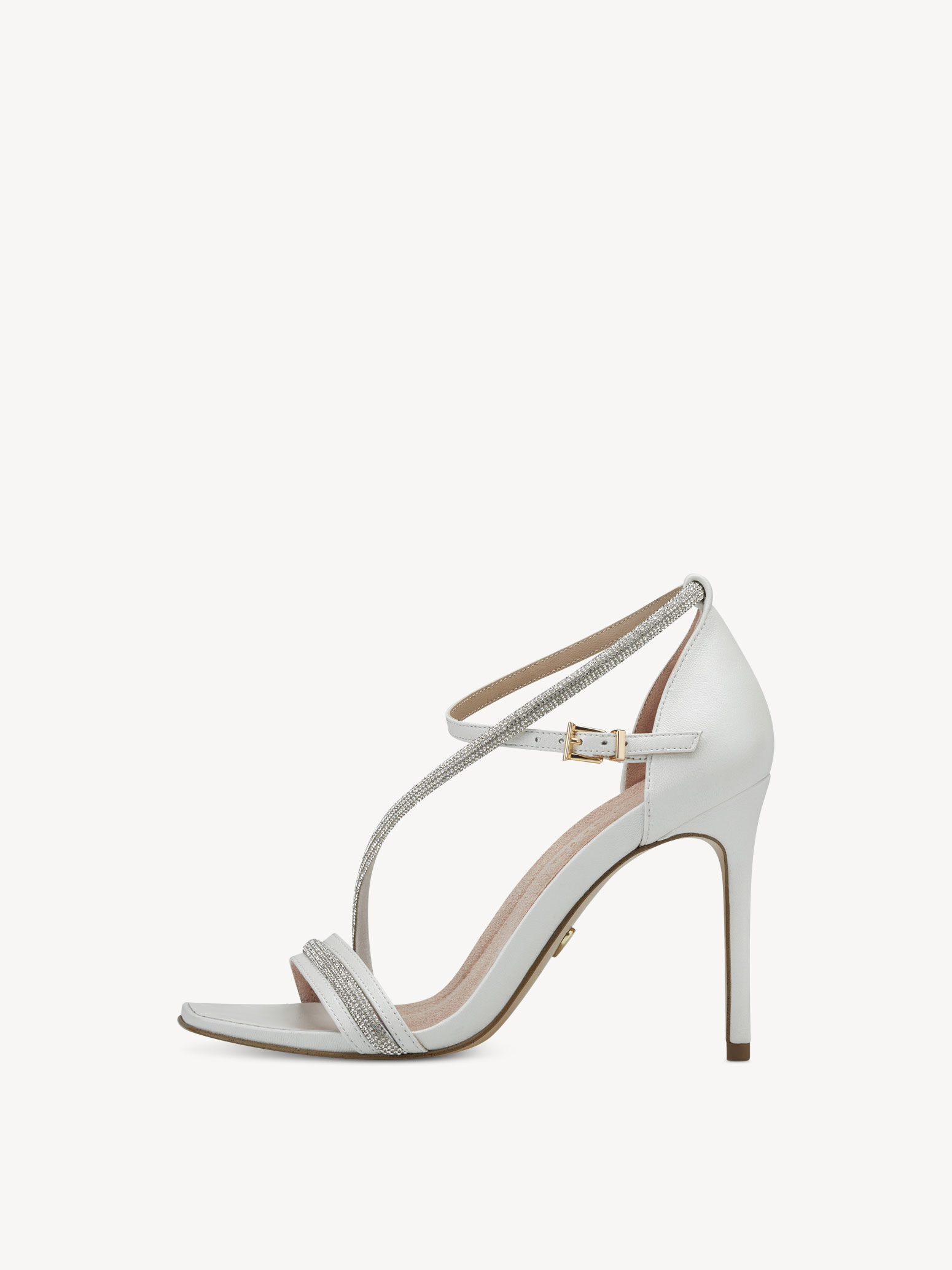 Heeled Sandal - White