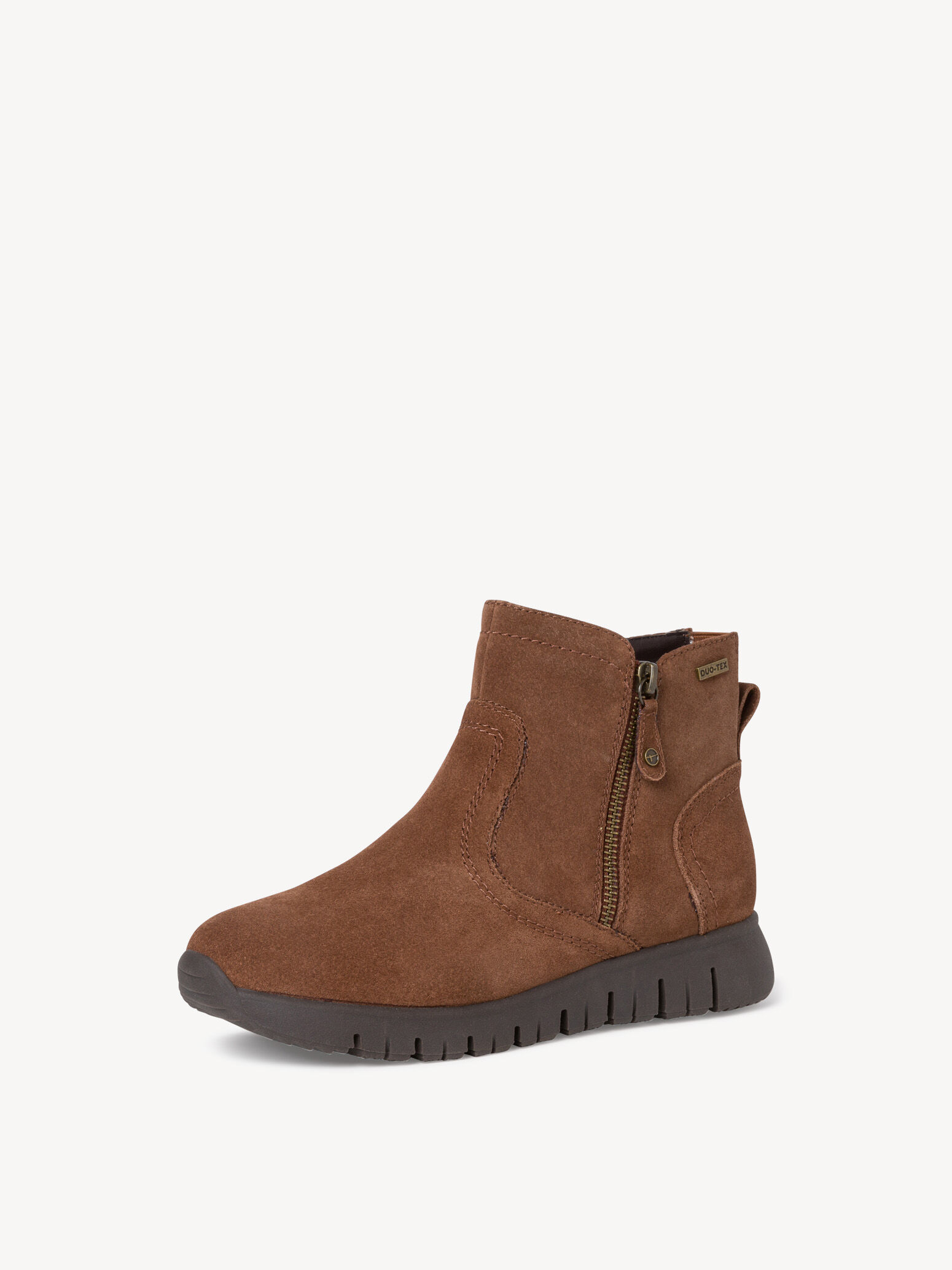 Leather Bootie - Brown