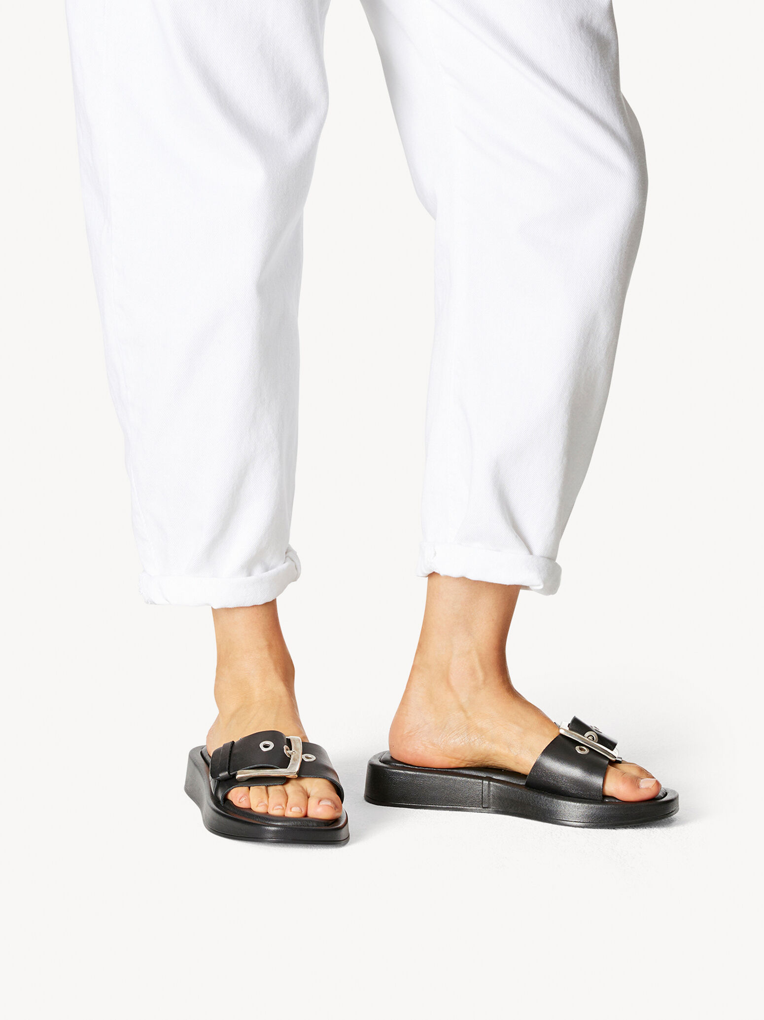 Leather Mule - Black