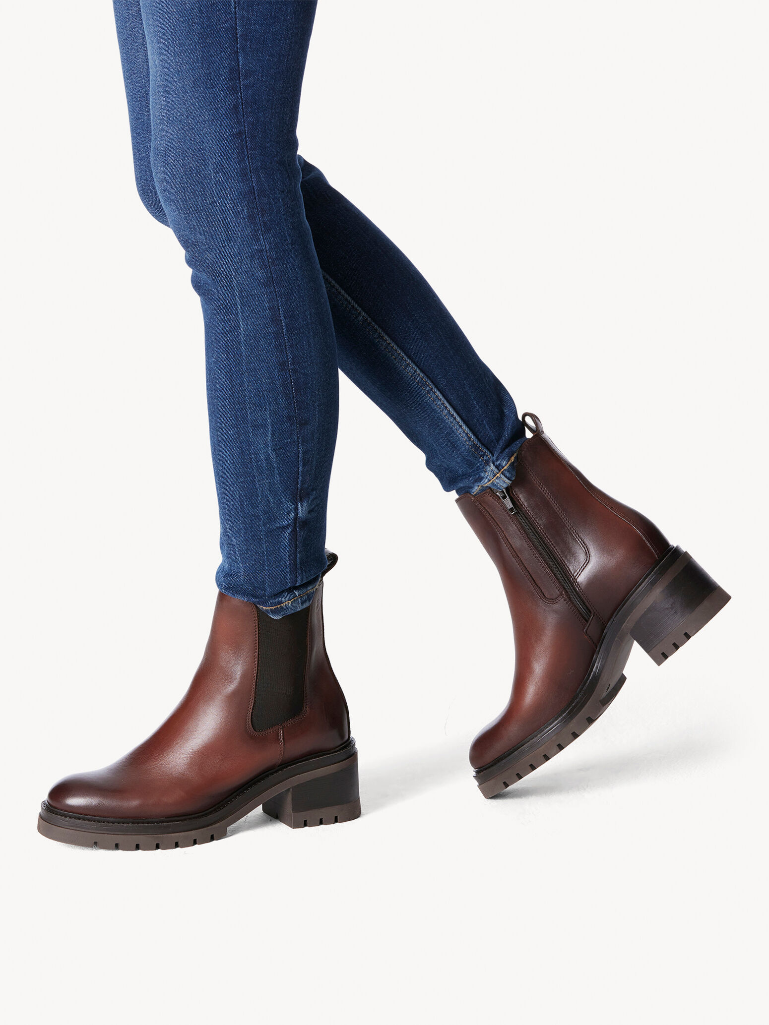 Leather Chelsea Boot - Brown