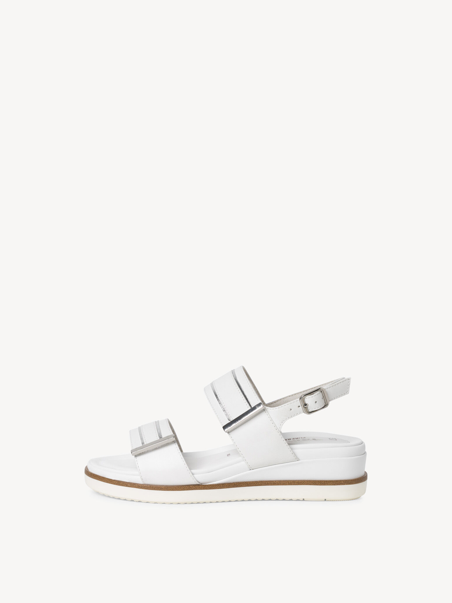 Heeled Sandal - White