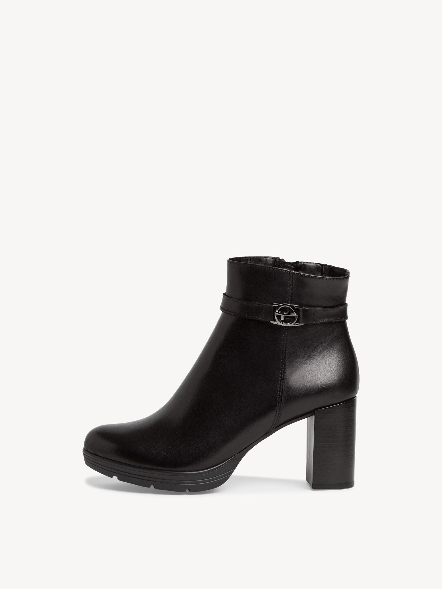 Leather Bootie - Black