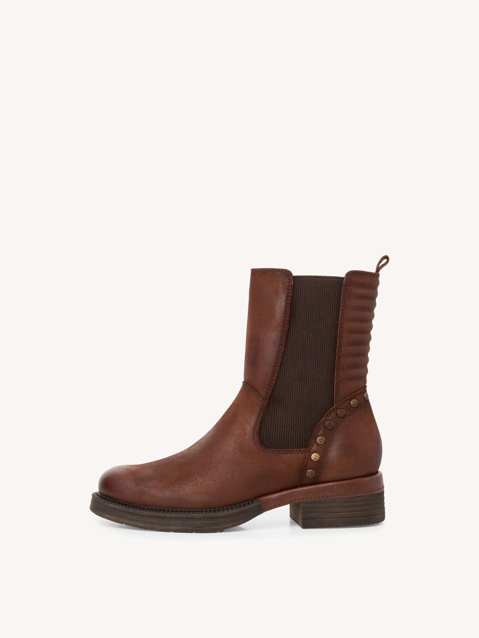 Leather Chelsea Boot - Brown