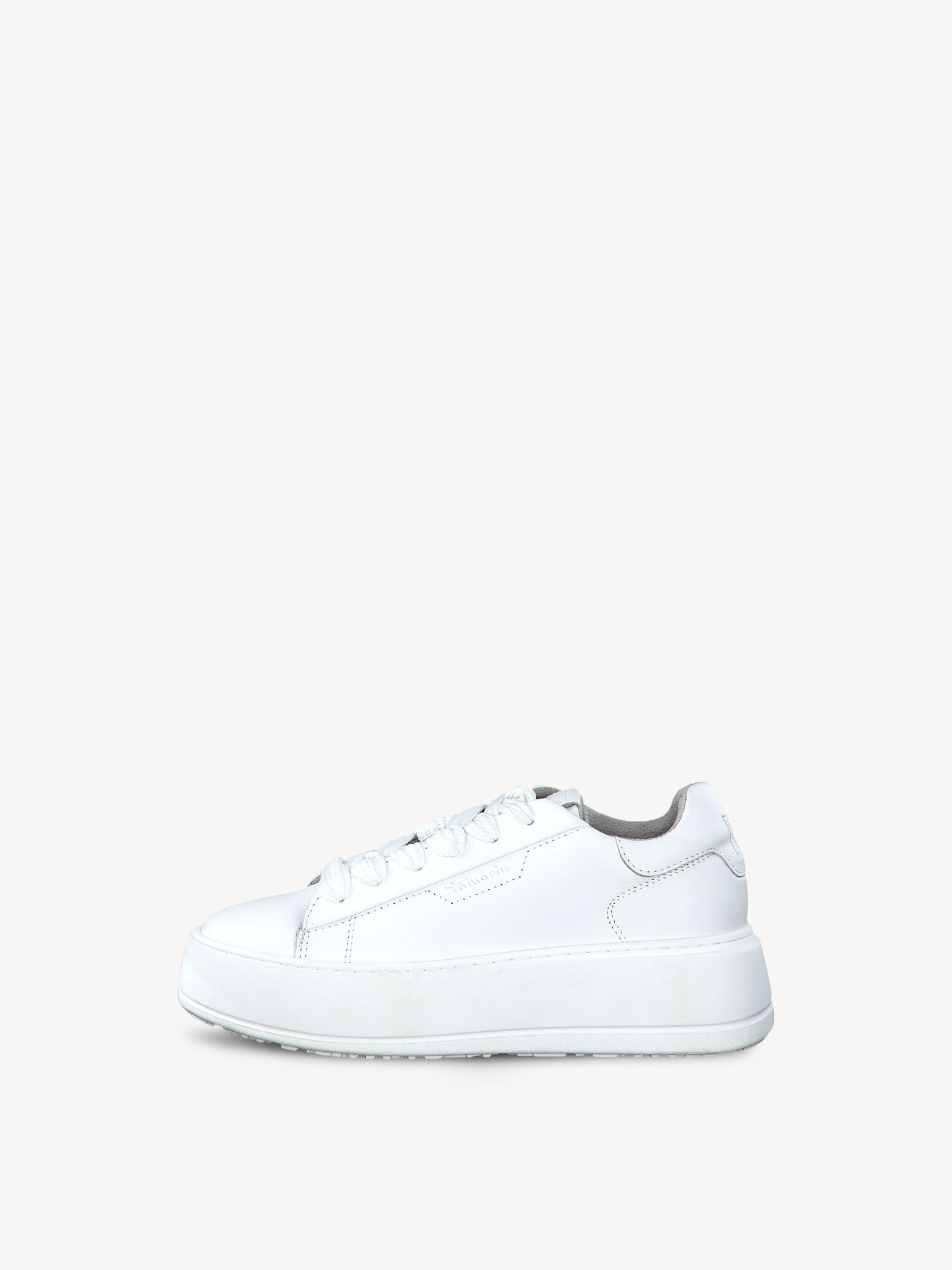 Leather Sneaker - White