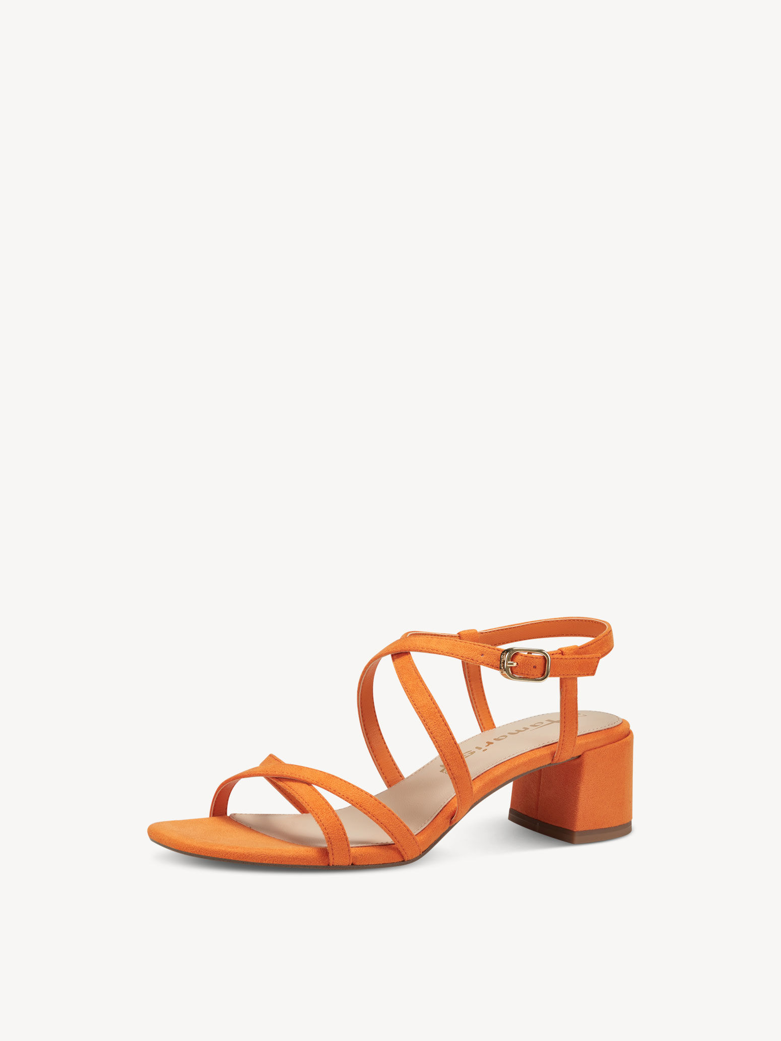 Heeled Sandal - Orange