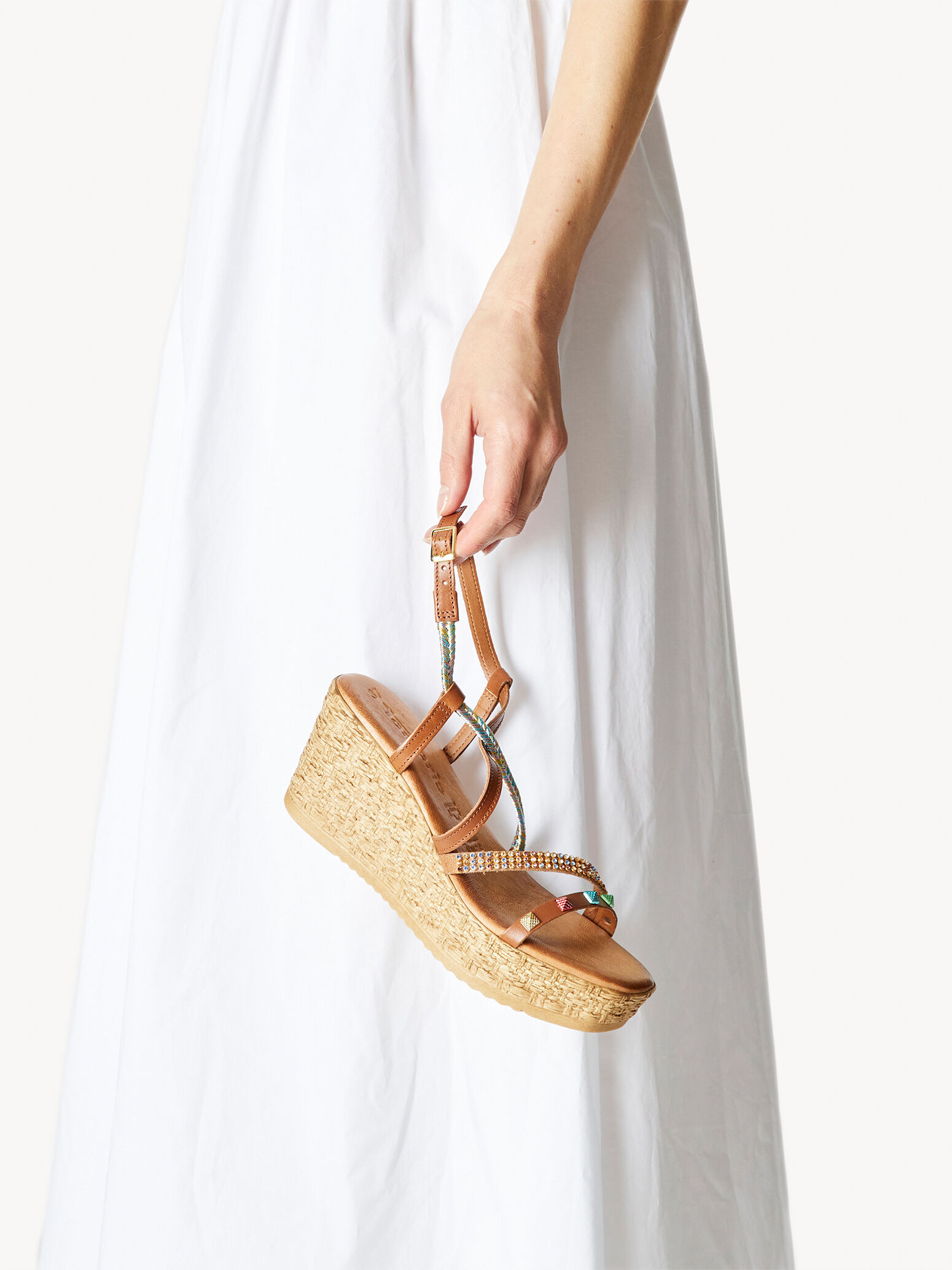 Heeled Sandal - Brown