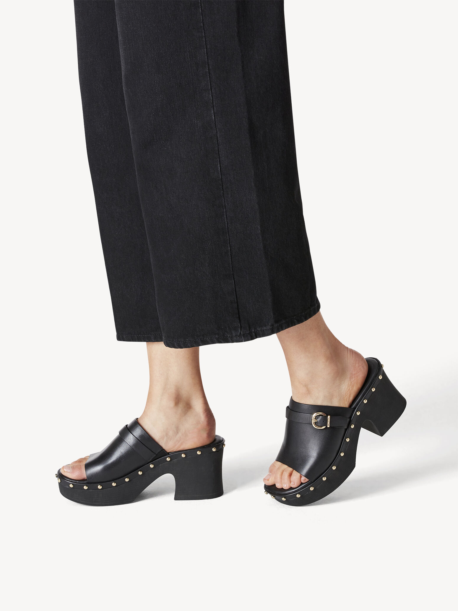 Leather Mule - Black