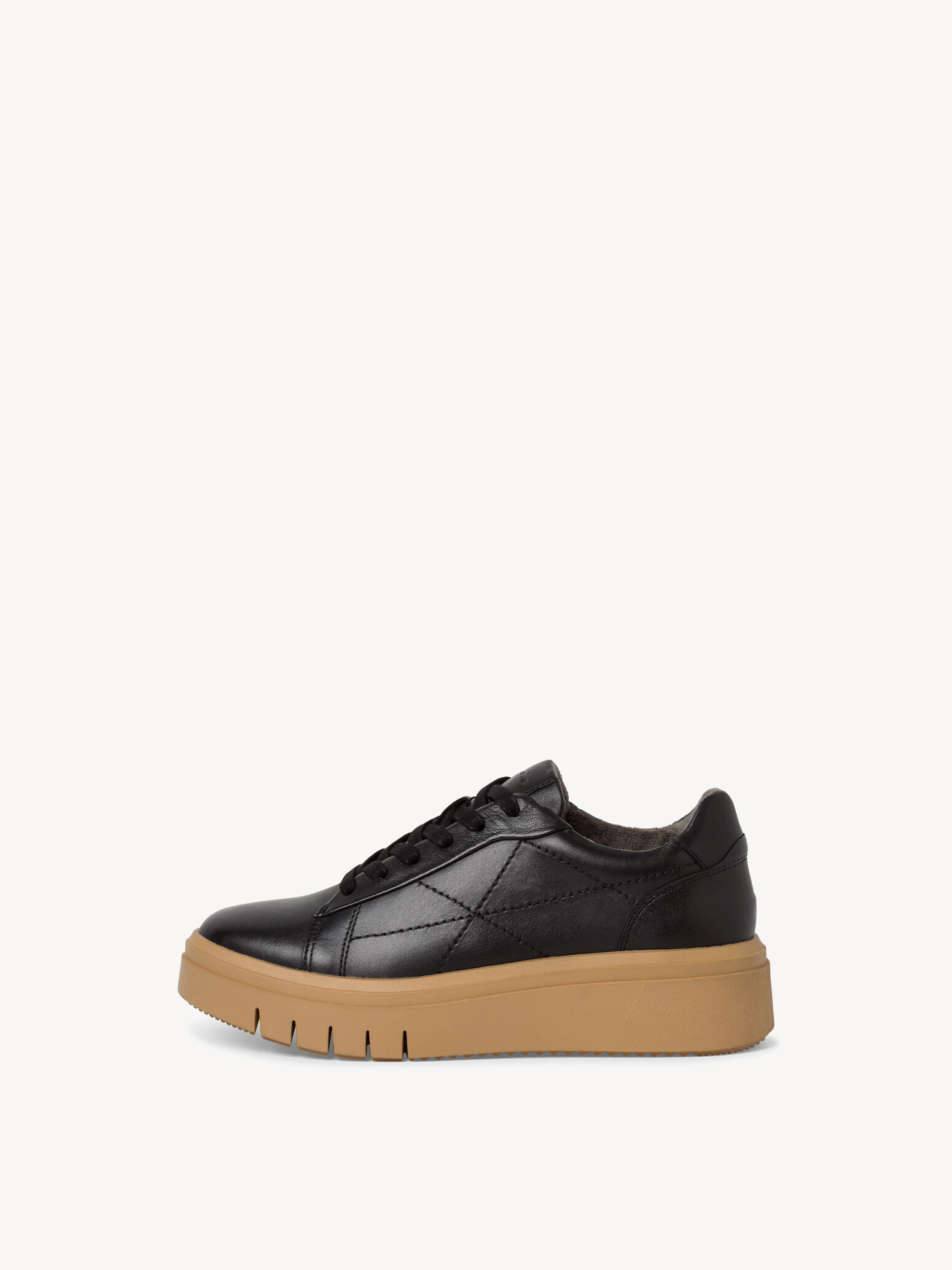 Leather Sneaker - Black