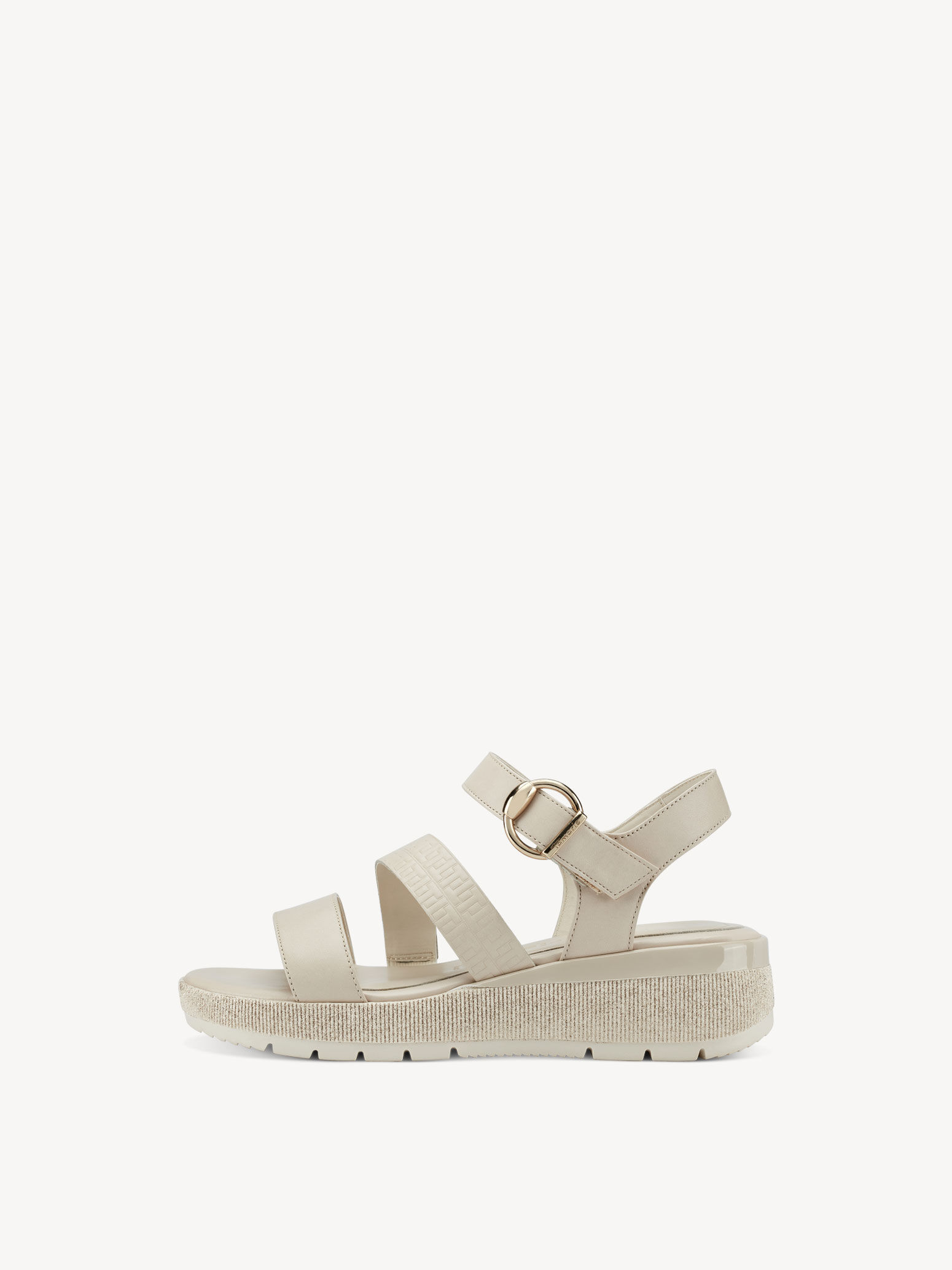 Heeled Sandal - Beige