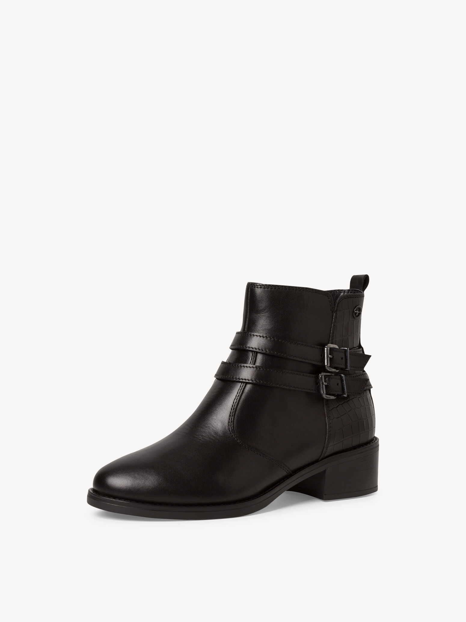 Leather Bootie - Black