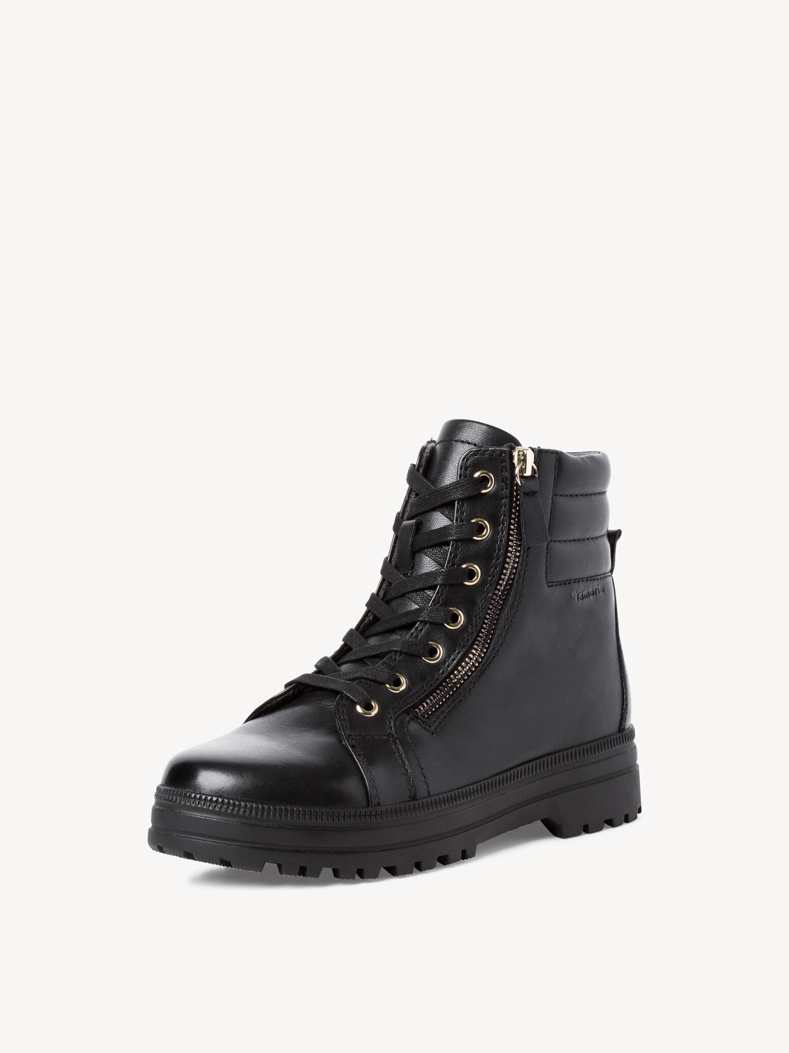 Leather Bootie - Black