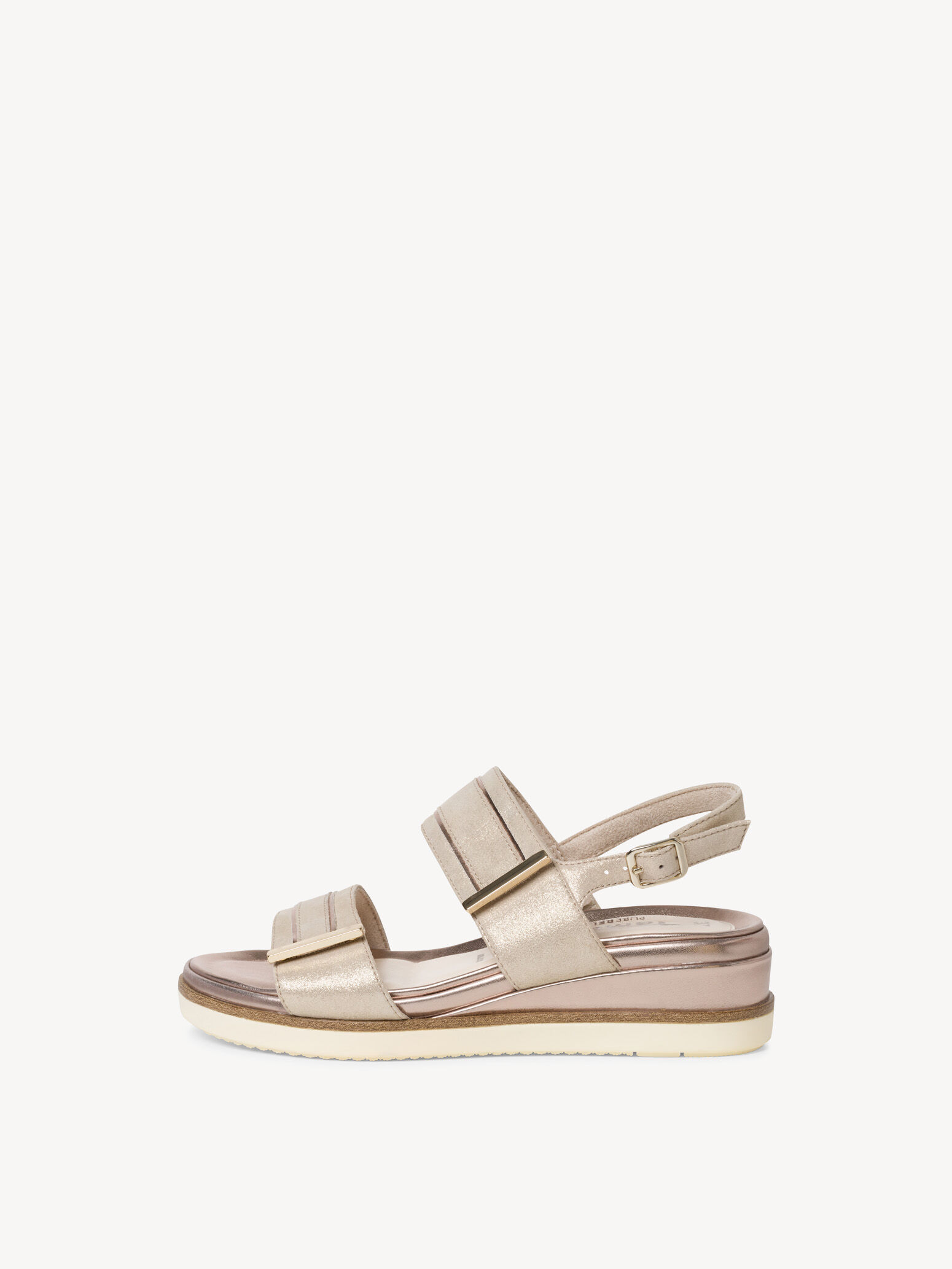 Heeled Sandal - Beige
