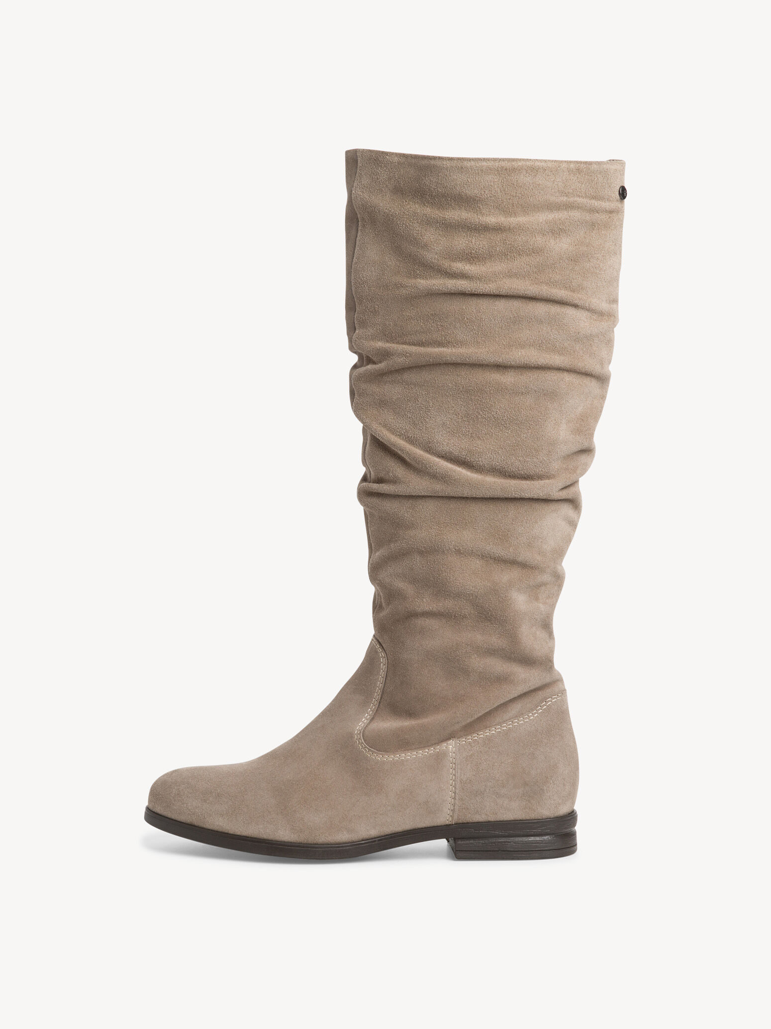 Leather Boots - Beige