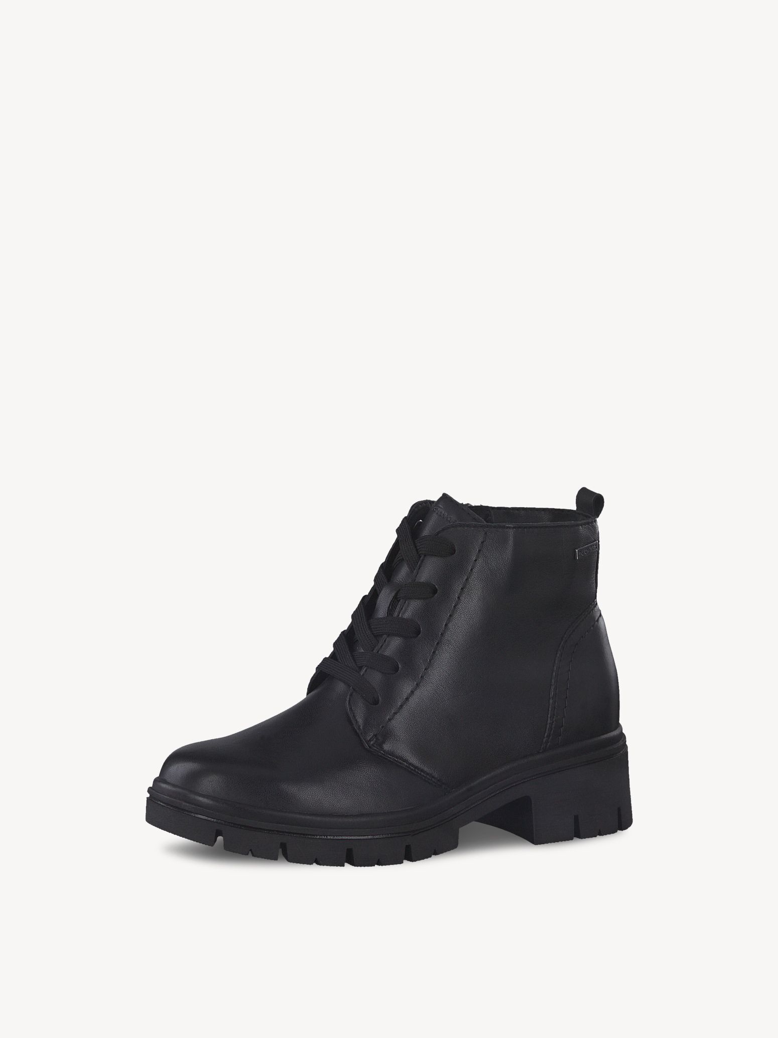 Leather Bootie - Black