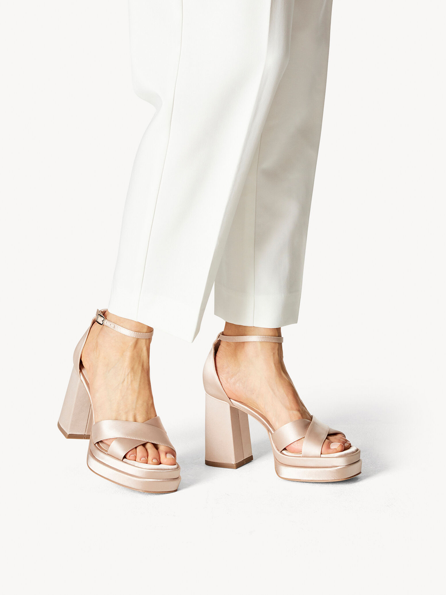 Heeled Sandal - Rose