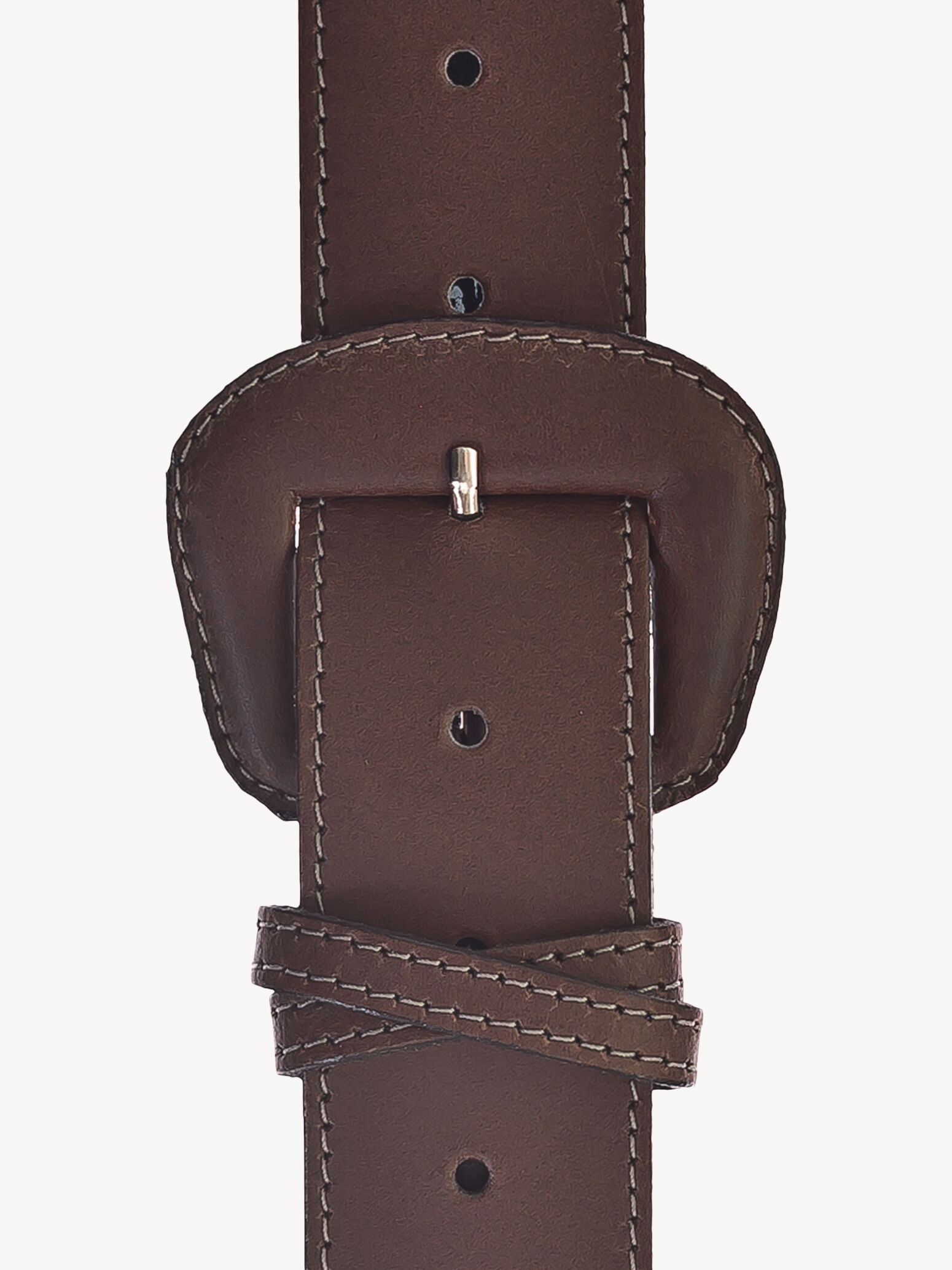 Leather Waist Belt - Brown