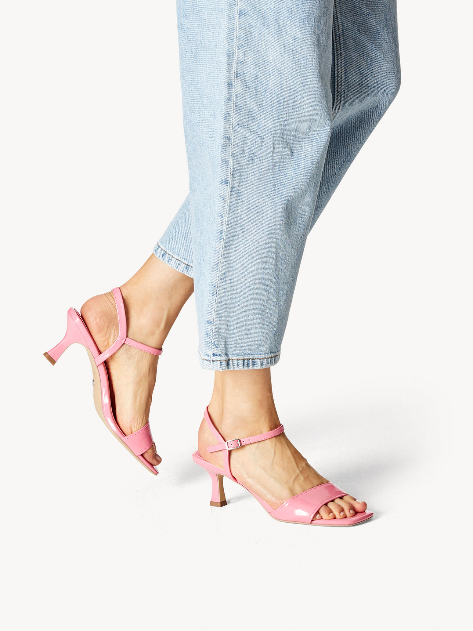 Heeled Sandal - Rose