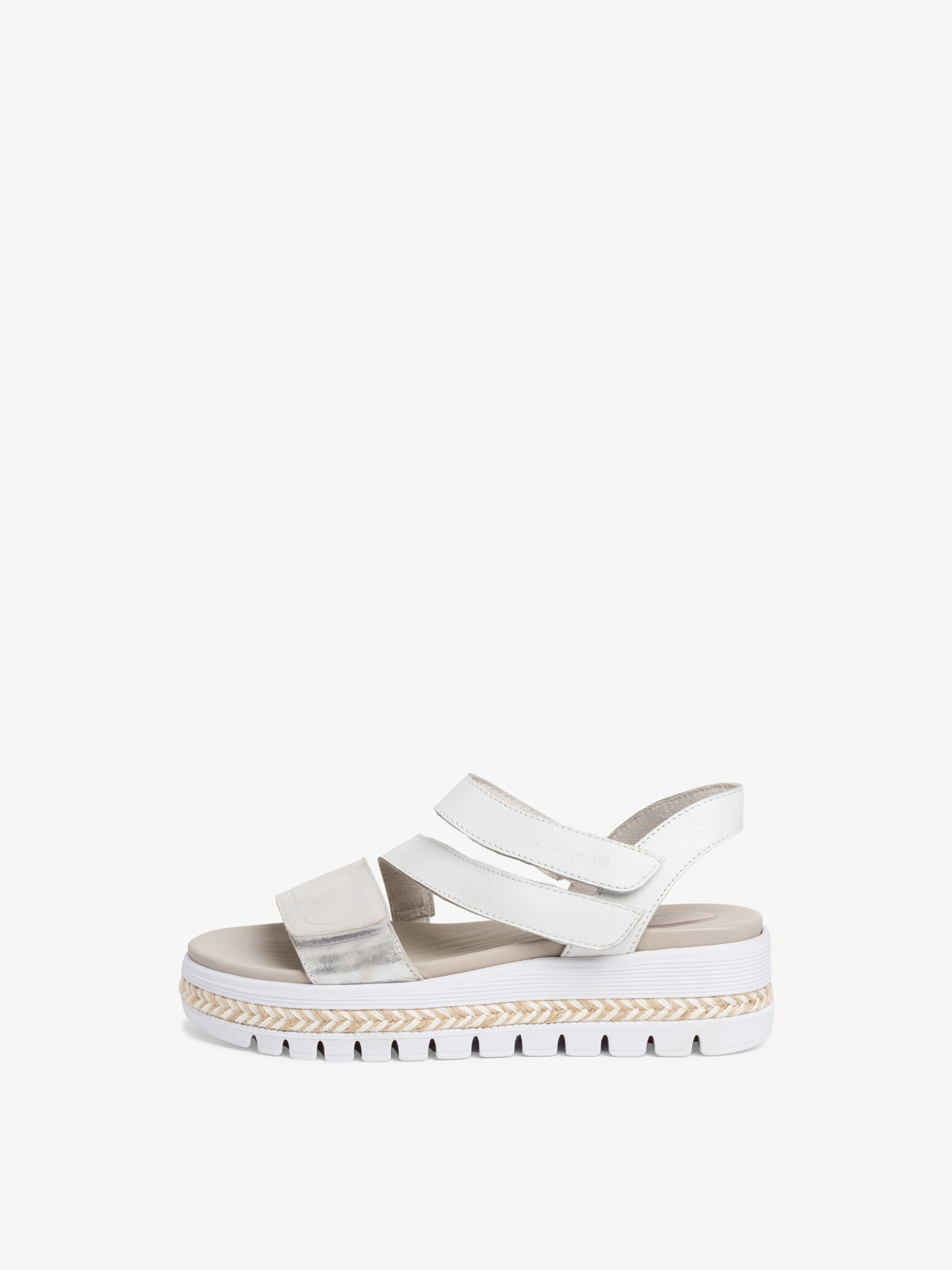 Leather Sandal - Metallic