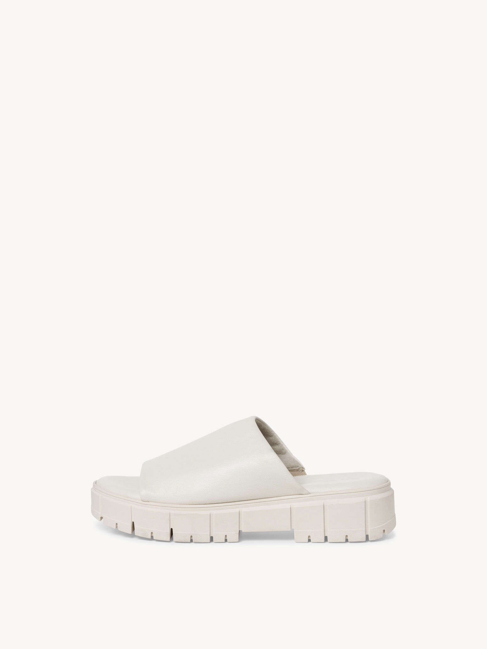 Leather Mule - White
