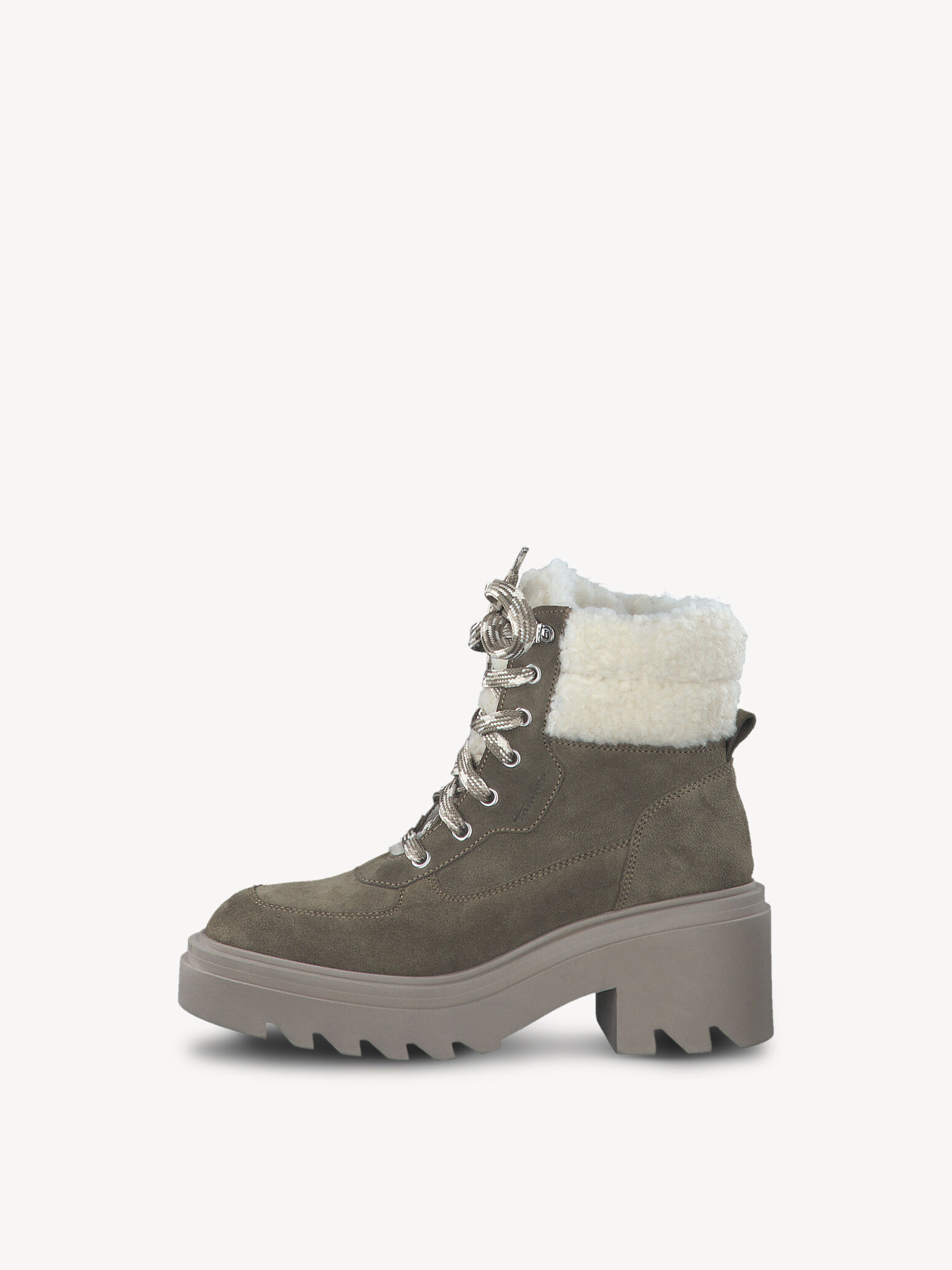 Leather Bootie - Green Warm Lining