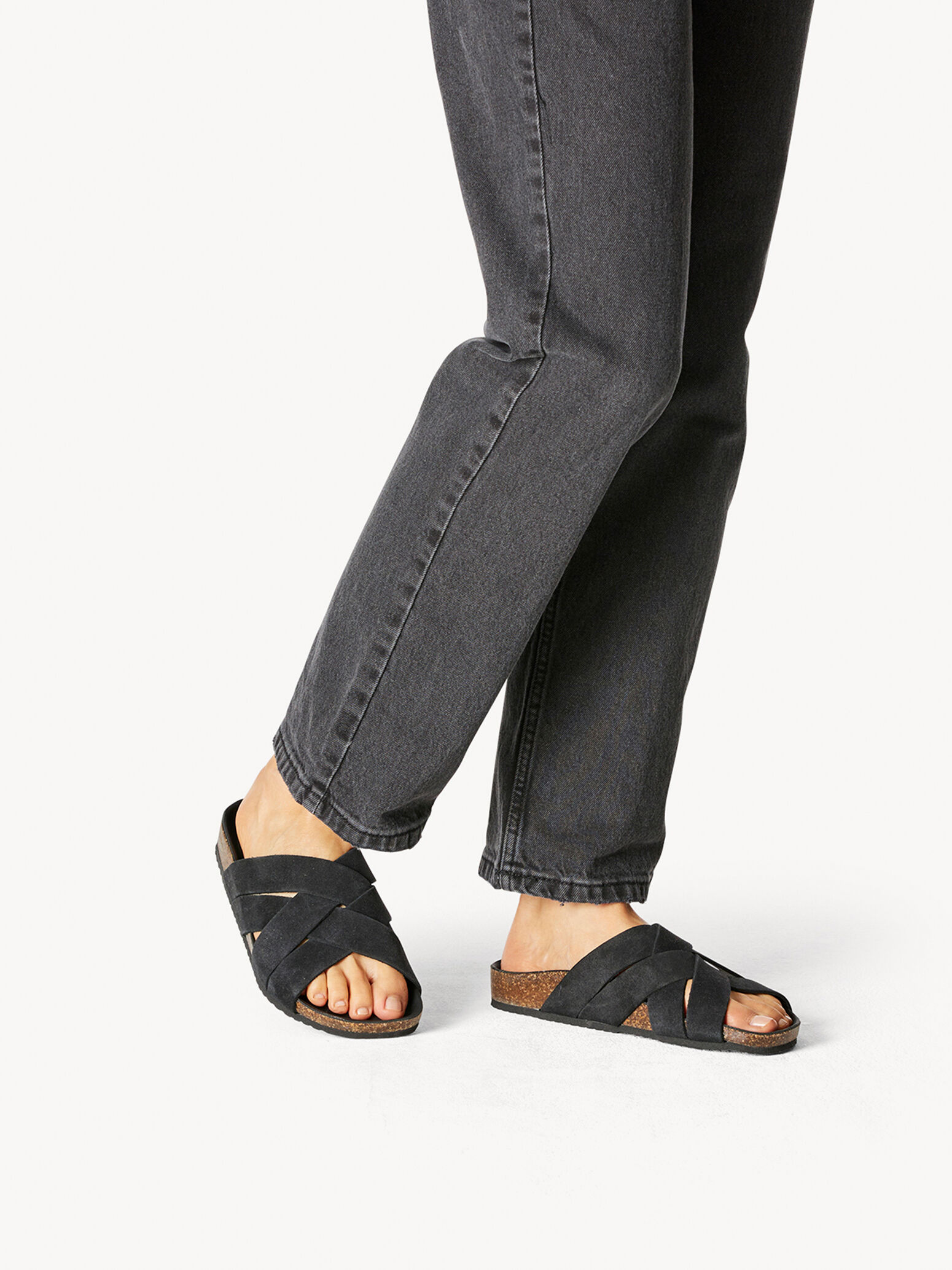 Leather Mule - Black