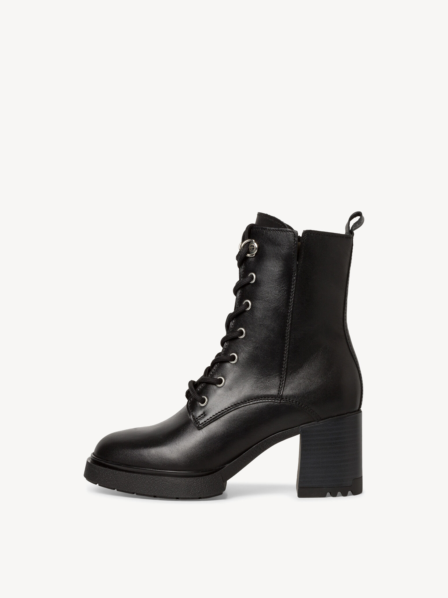 Leather Bootie - Black