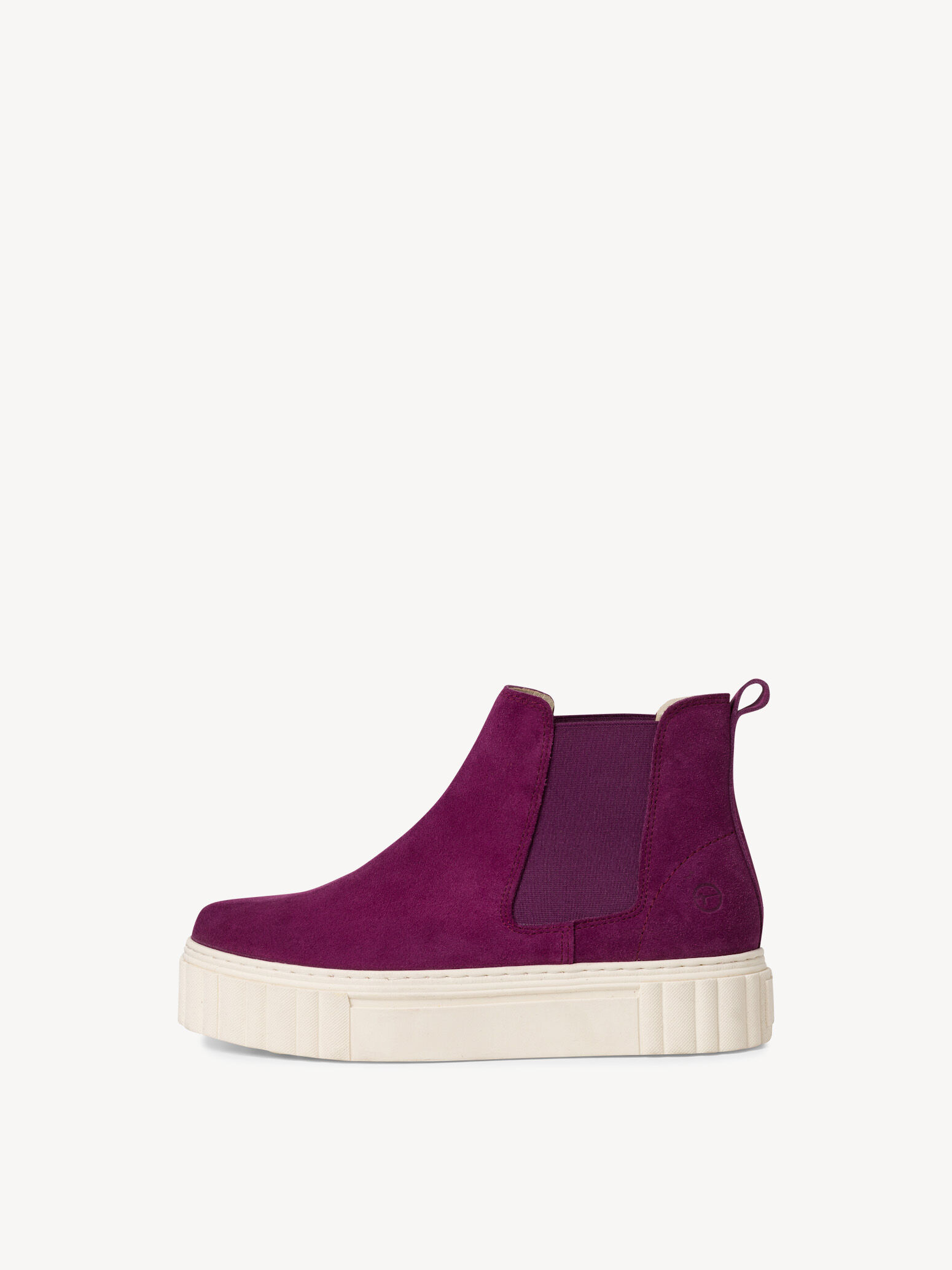 Leather Chelsea Boot - Purple
