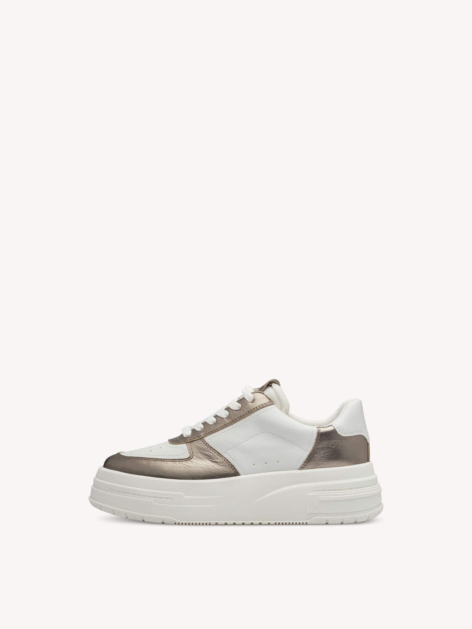 Leather Sneaker - White