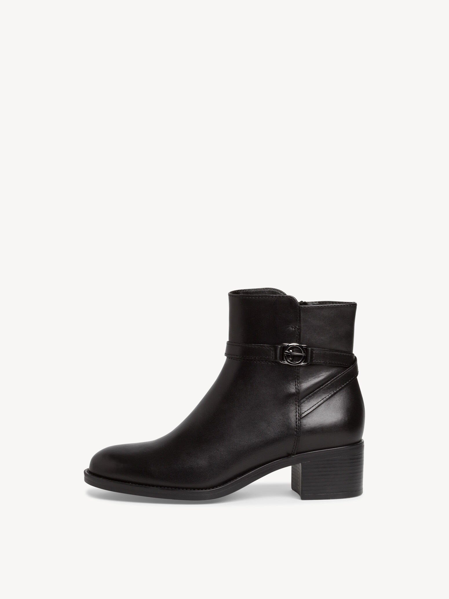 Leather Bootie - Black