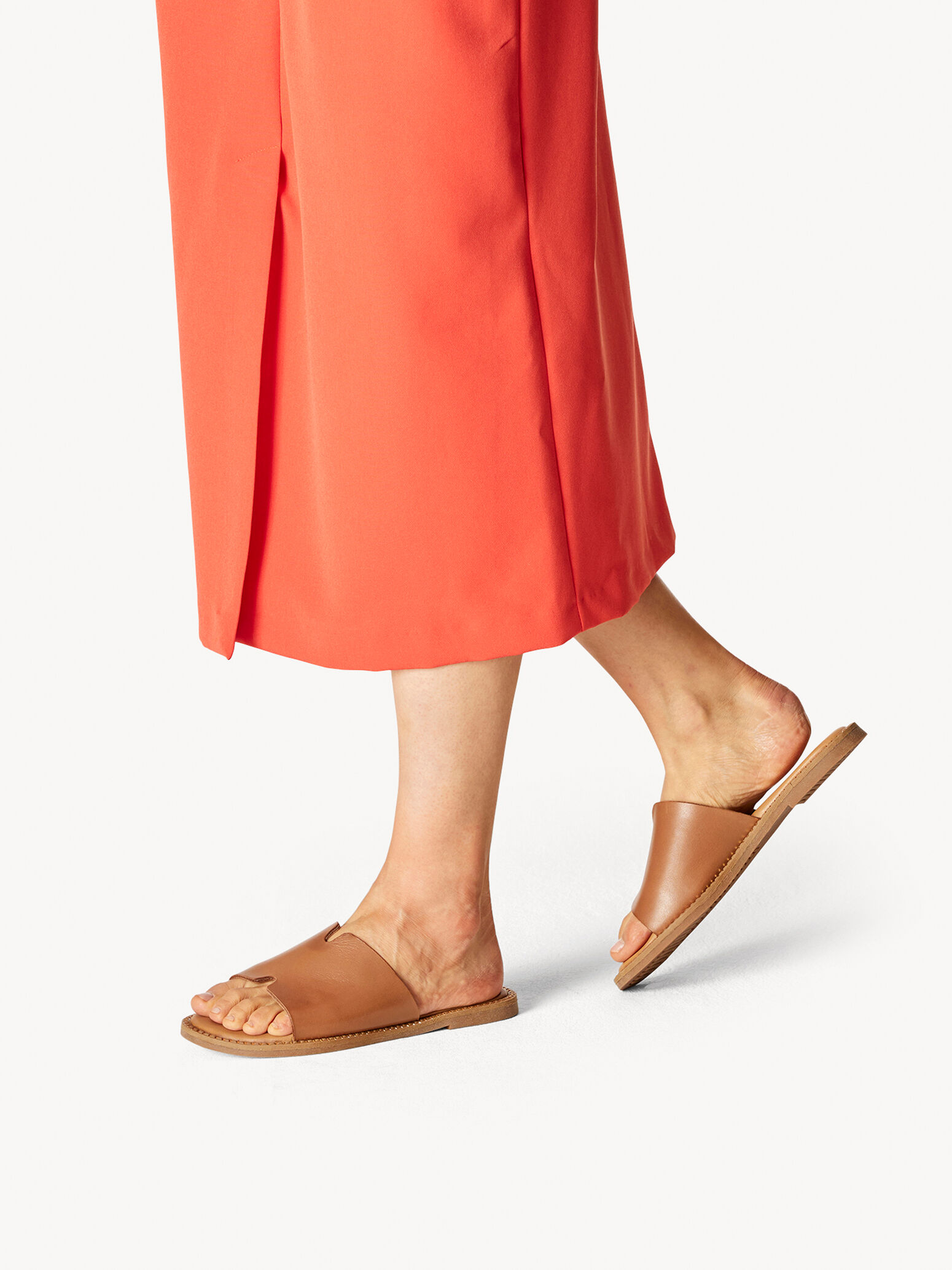 Leather Mule - Brown