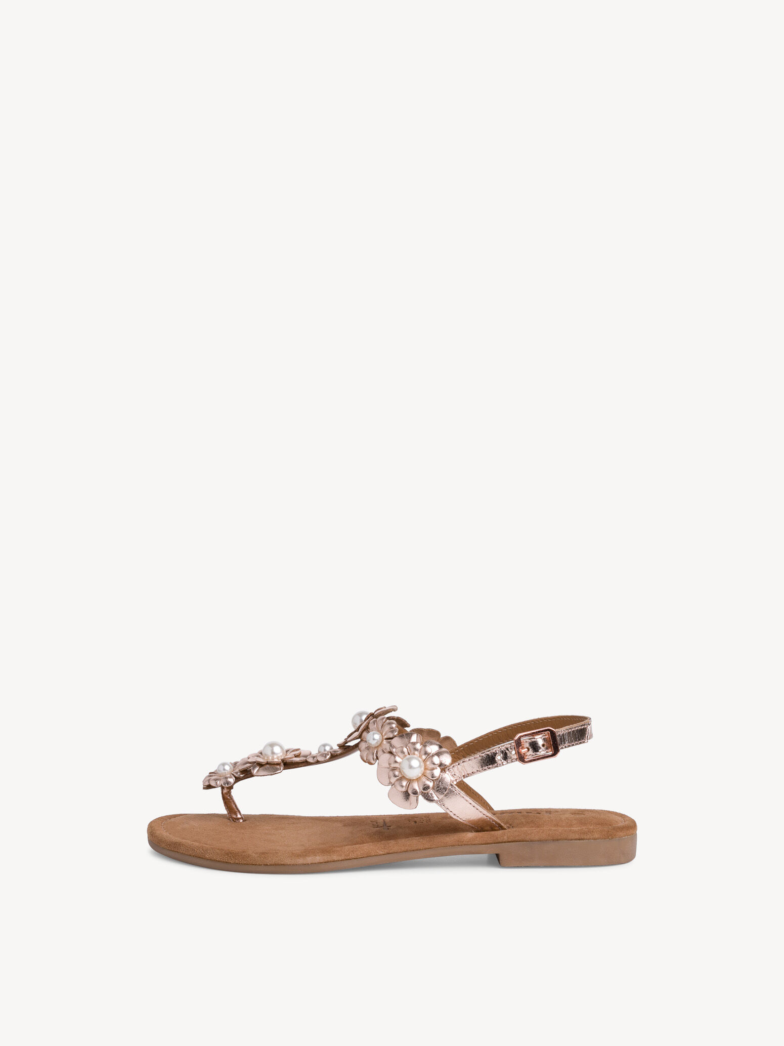 Leather Sandal - Metallic