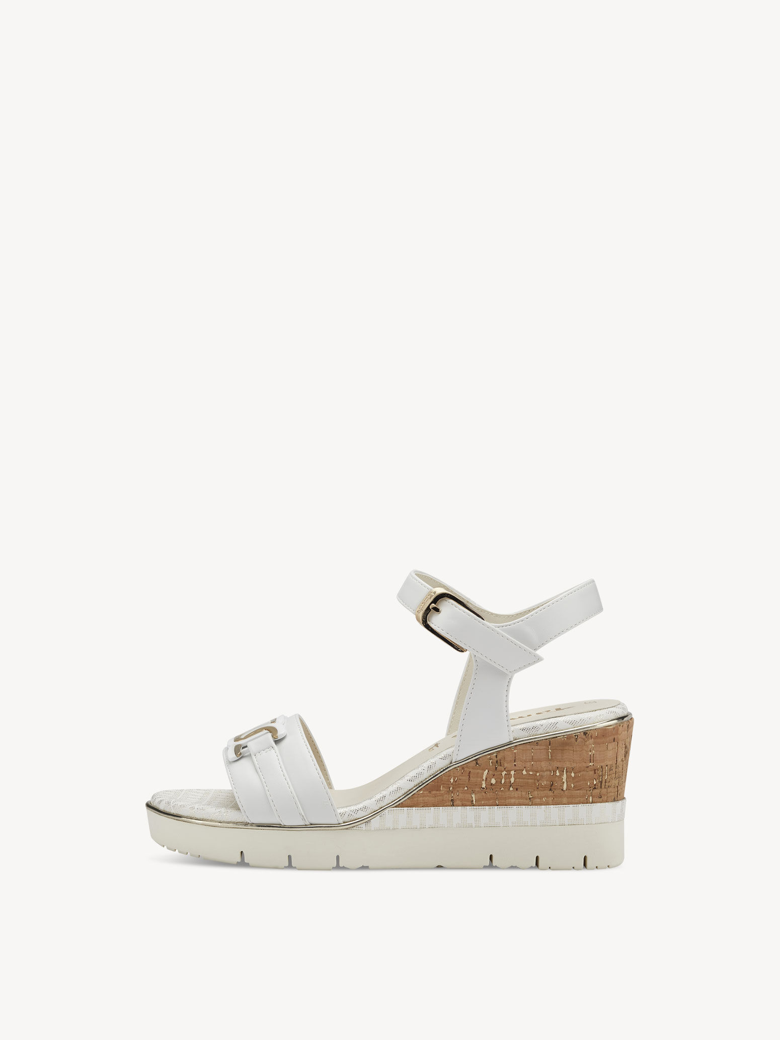 Heeled Sandal - White