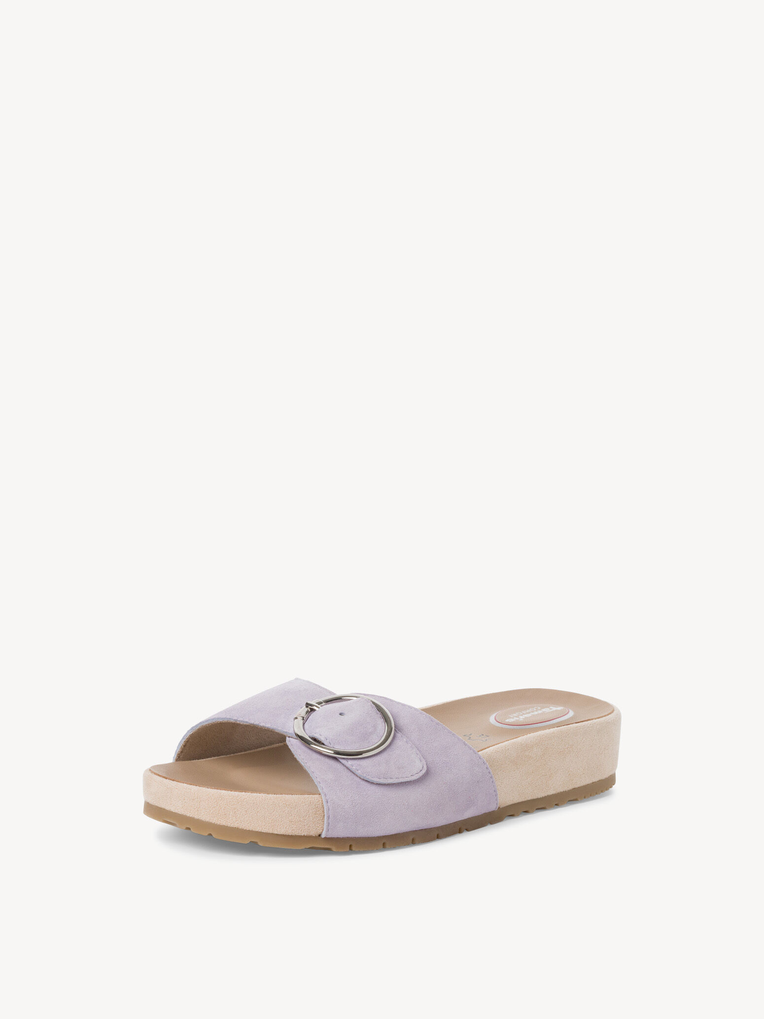 Leather Mule - Purple