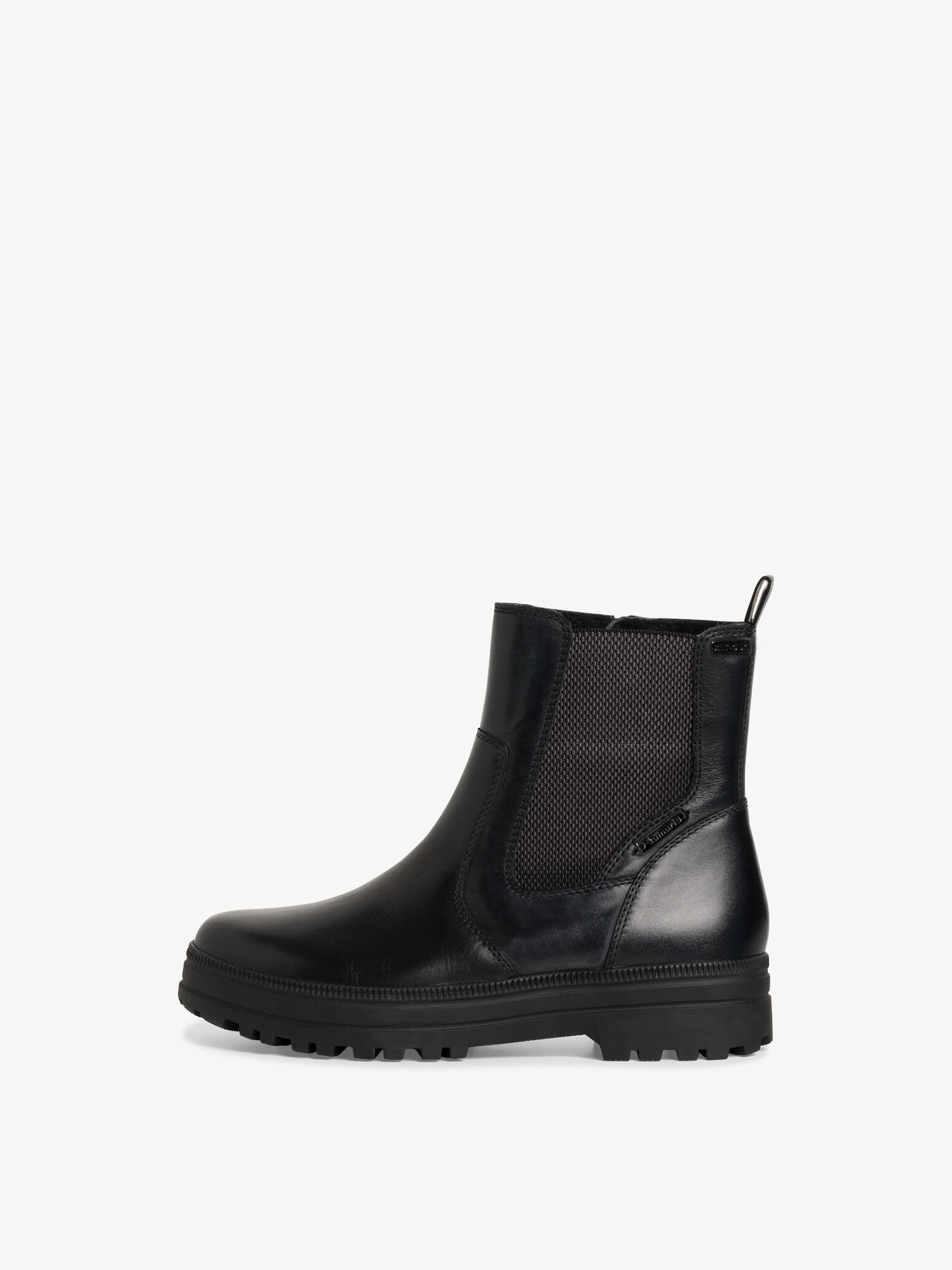 Leather Bootie - Black