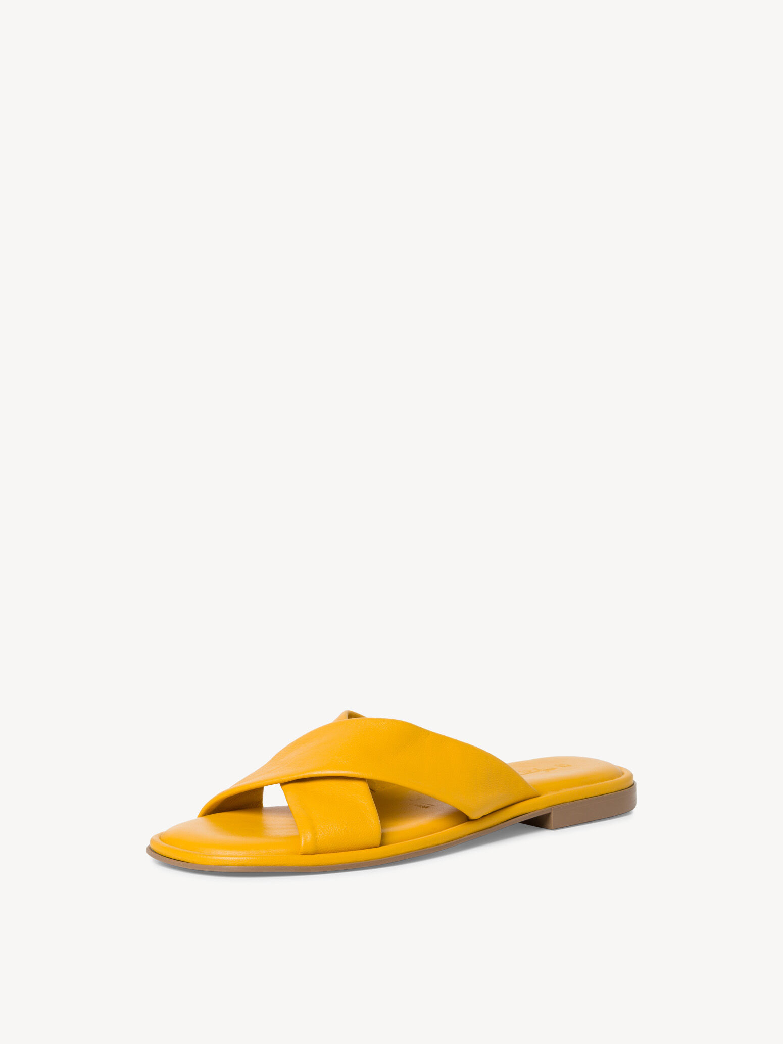 Leather Mule - Yellow