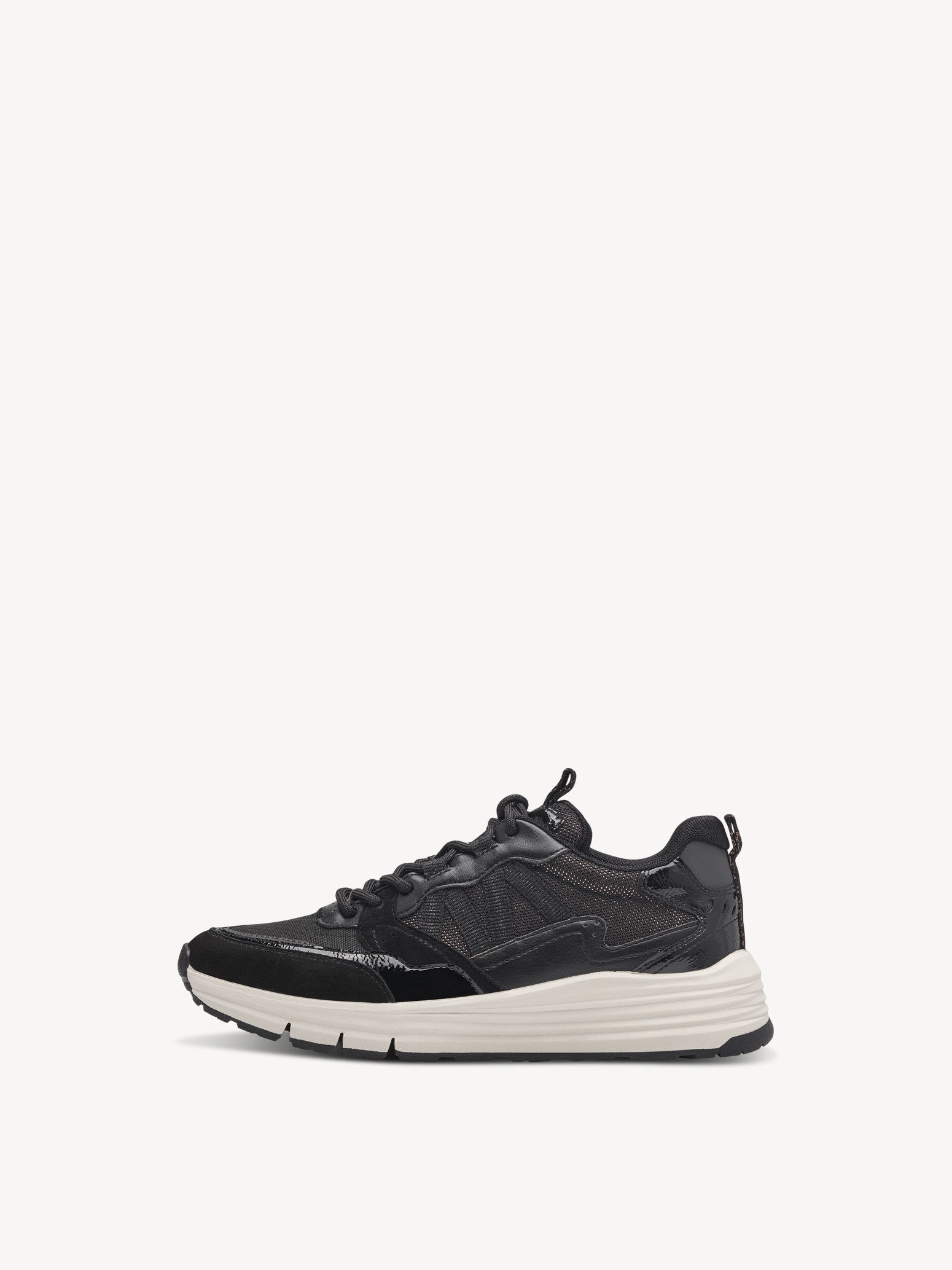 Leather Sneaker - Black
