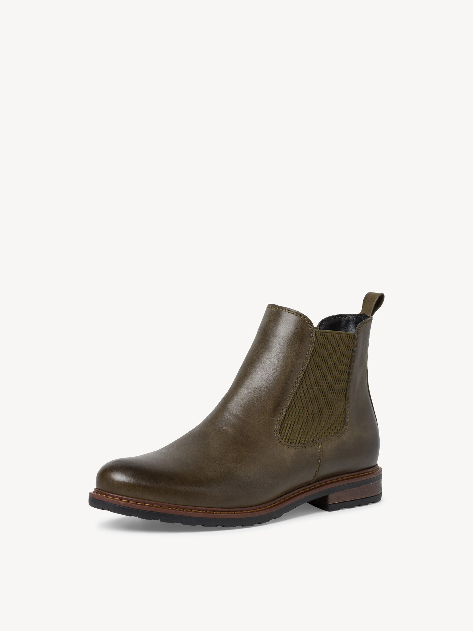 Leather Chelsea Boot - Green