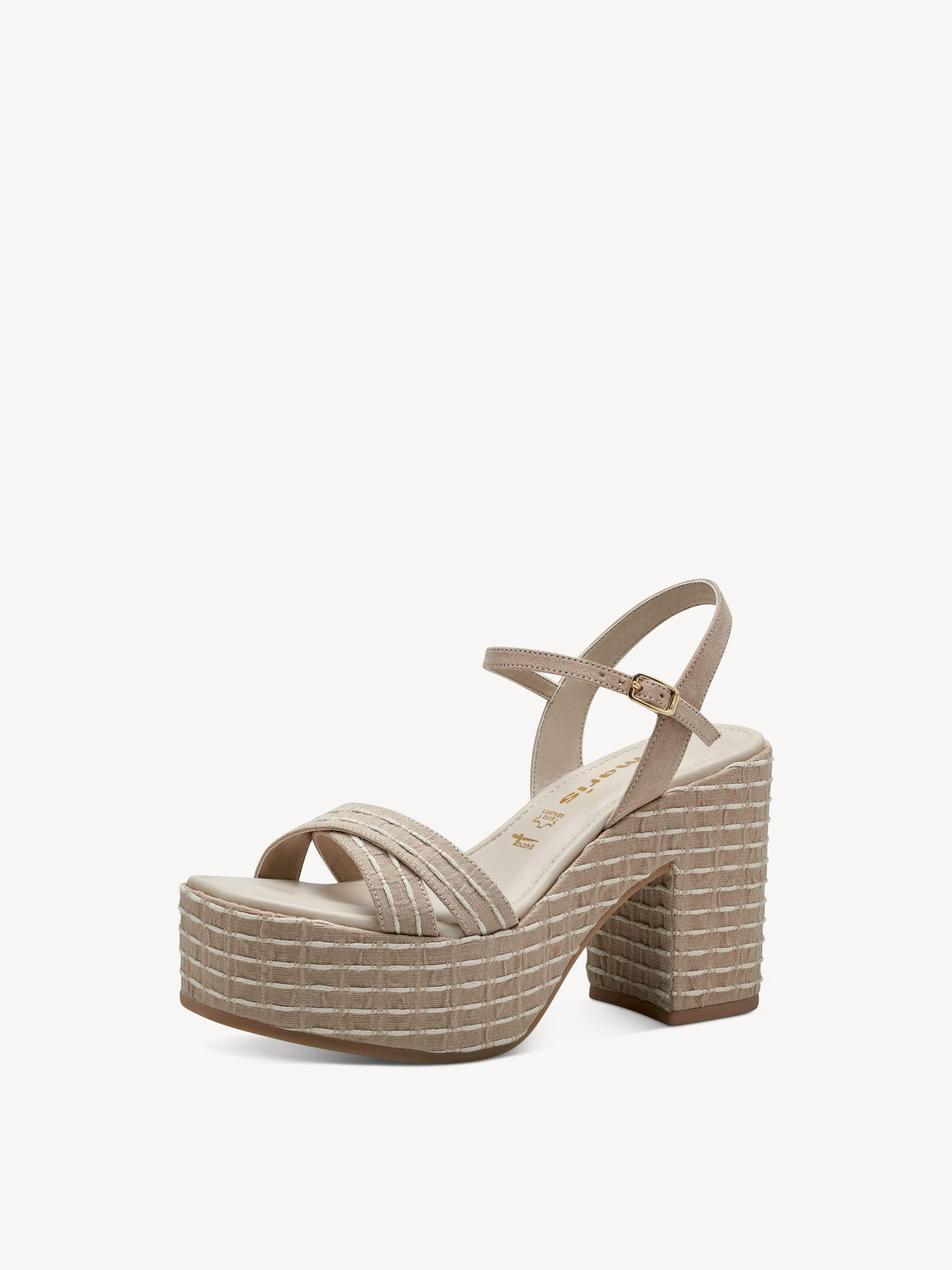 Heeled Sandal - Beige