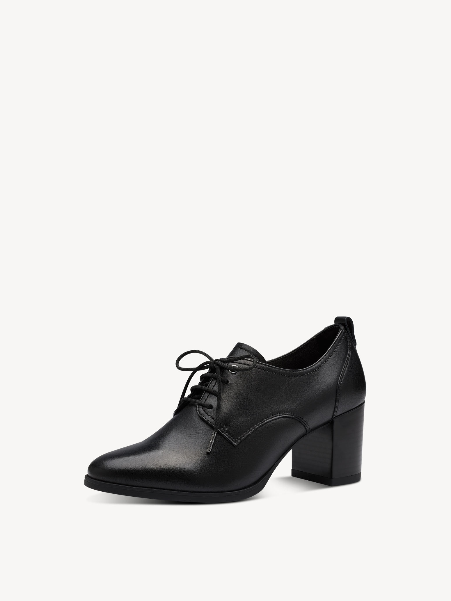 Leather Trotteur - Black