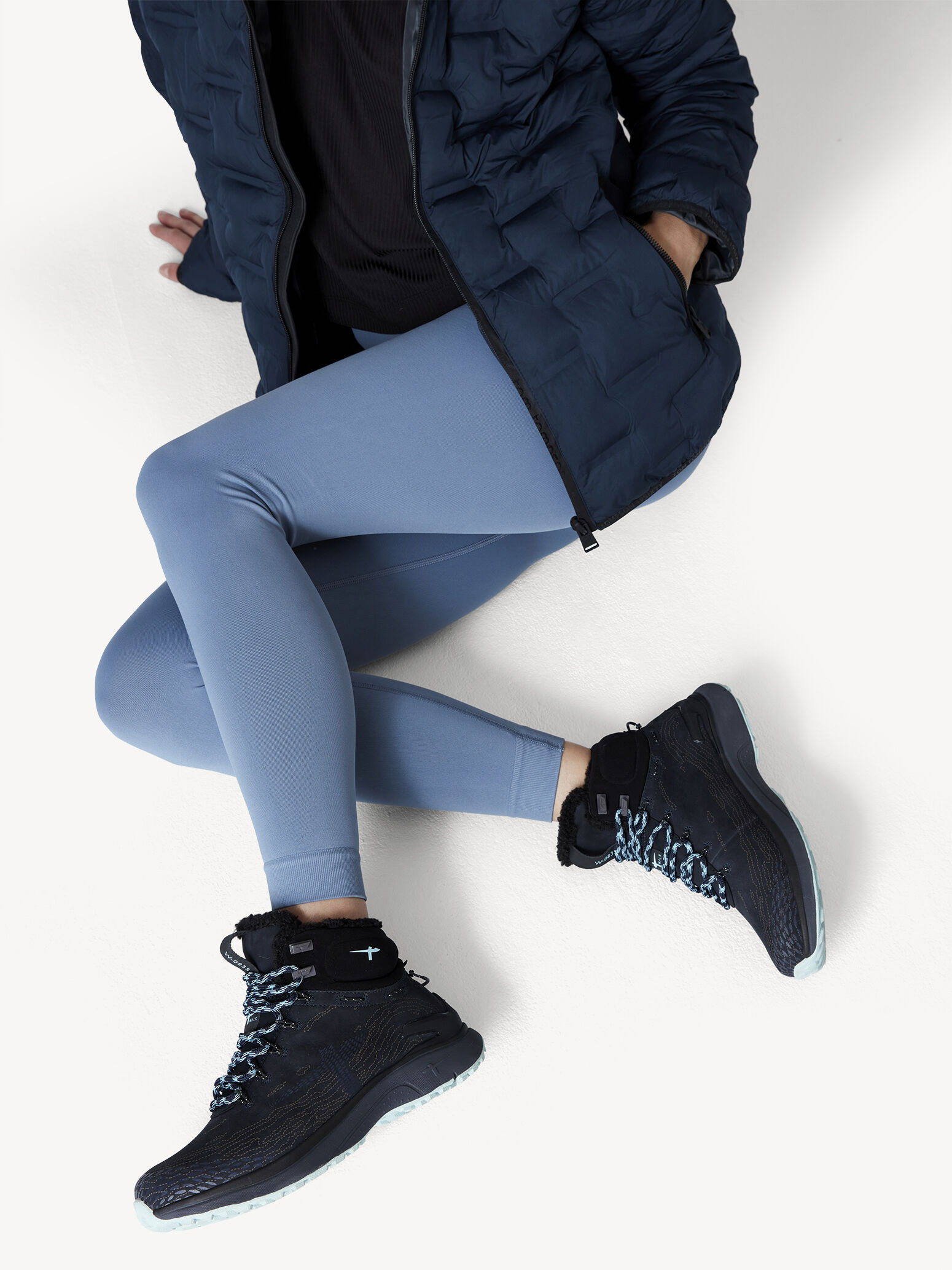 Gore-Tex Hiking Shoe W-0835 - Blue Warm Lining