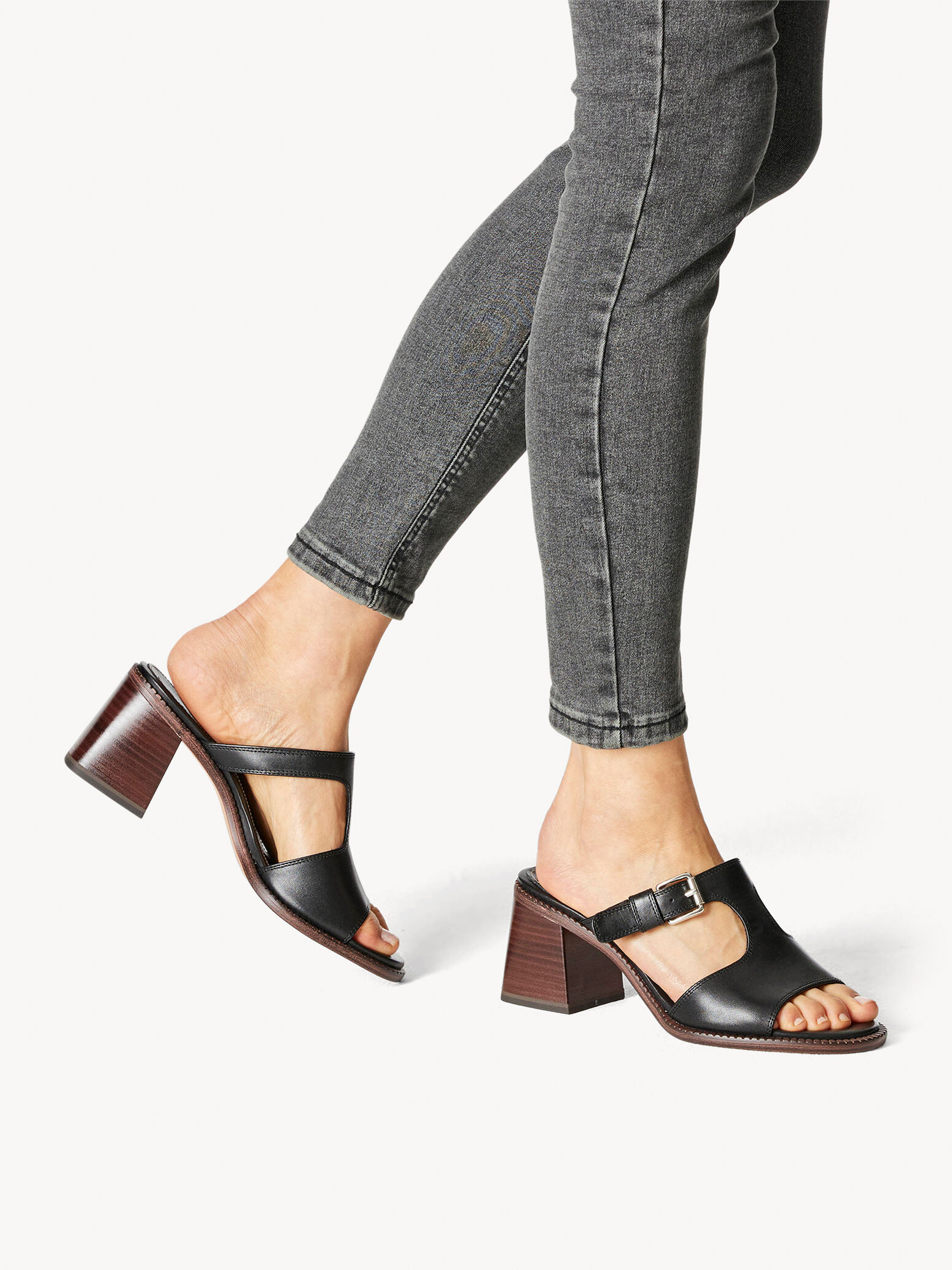 Leather Mule - Black