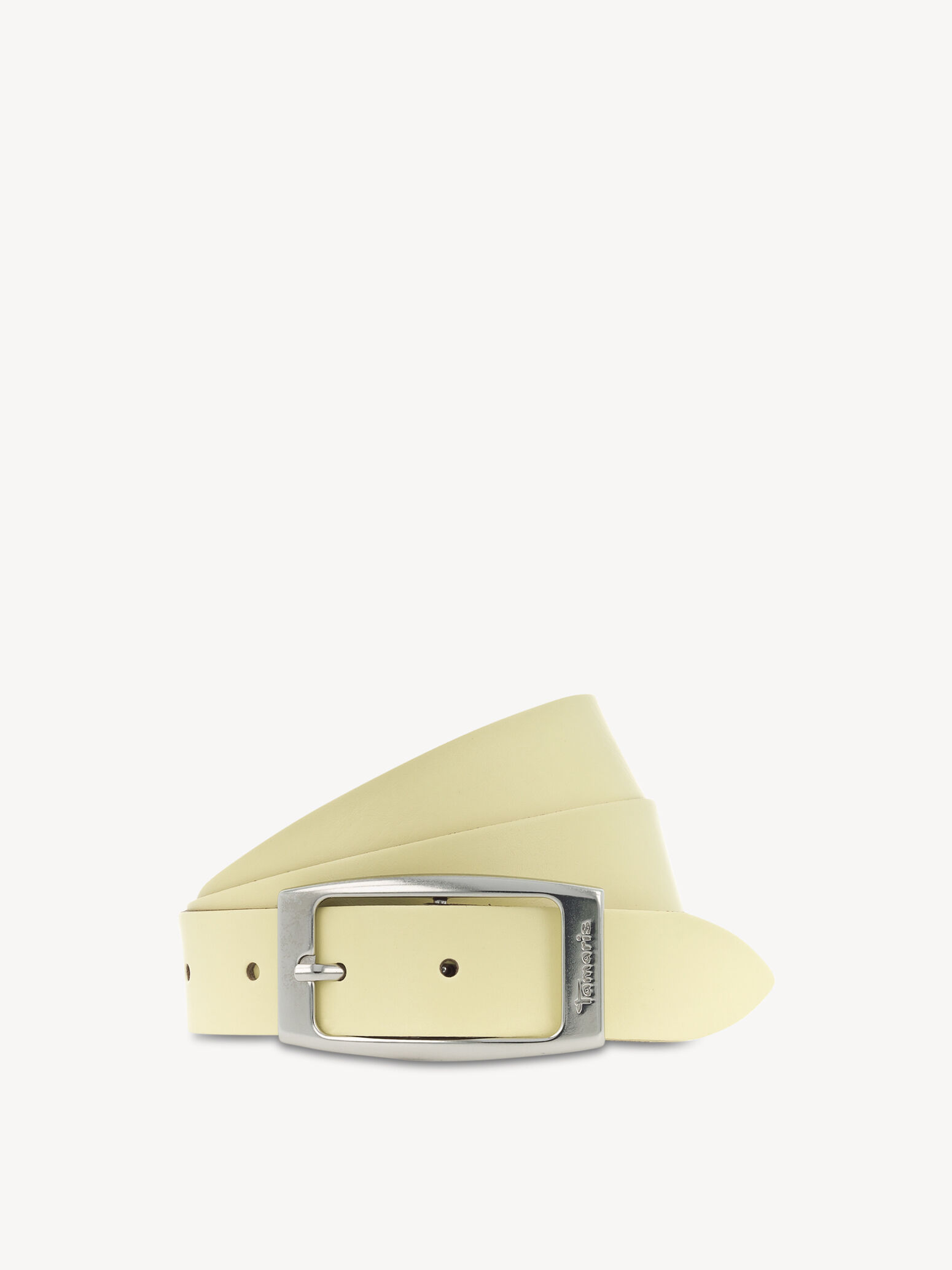 Leather Belt - Yellow