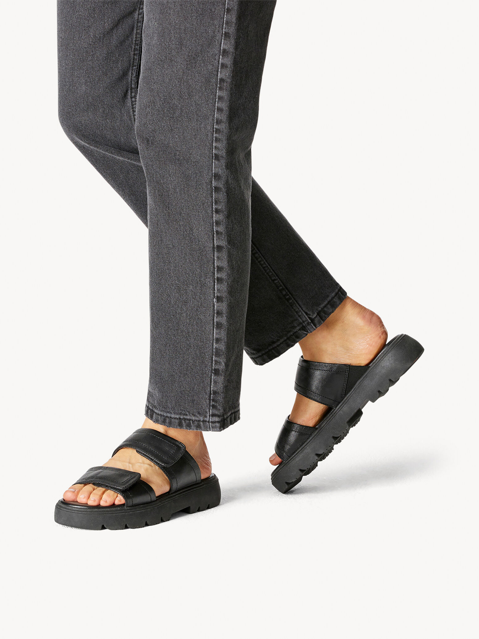 Leather Mule - Black